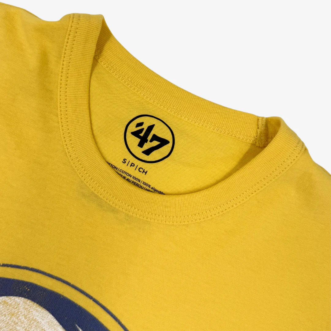 '47 Brand Buffalo Sabres Primary Logo Gold Franklin T-Shirt - Image 3