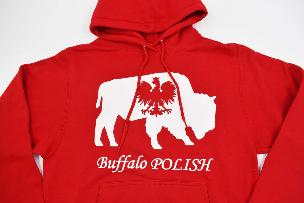 BFLO Red Polish Hoodie - Image 3