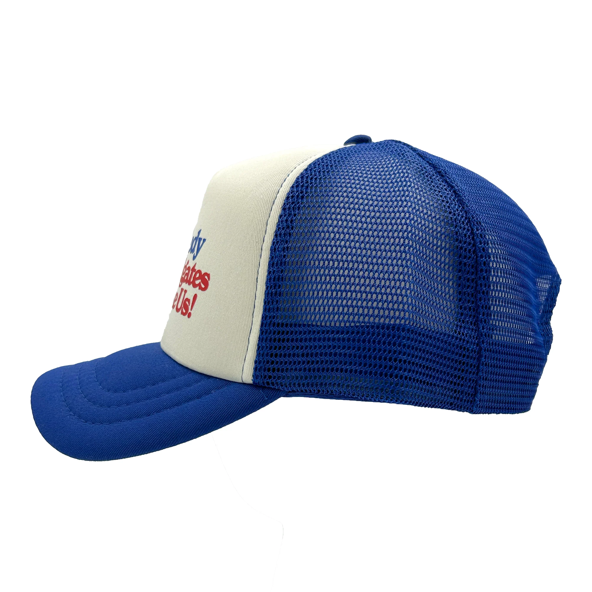 BFLO x Labatt Nobody Tailgates Like Us! Royal & White Trucker Hat - Image 2