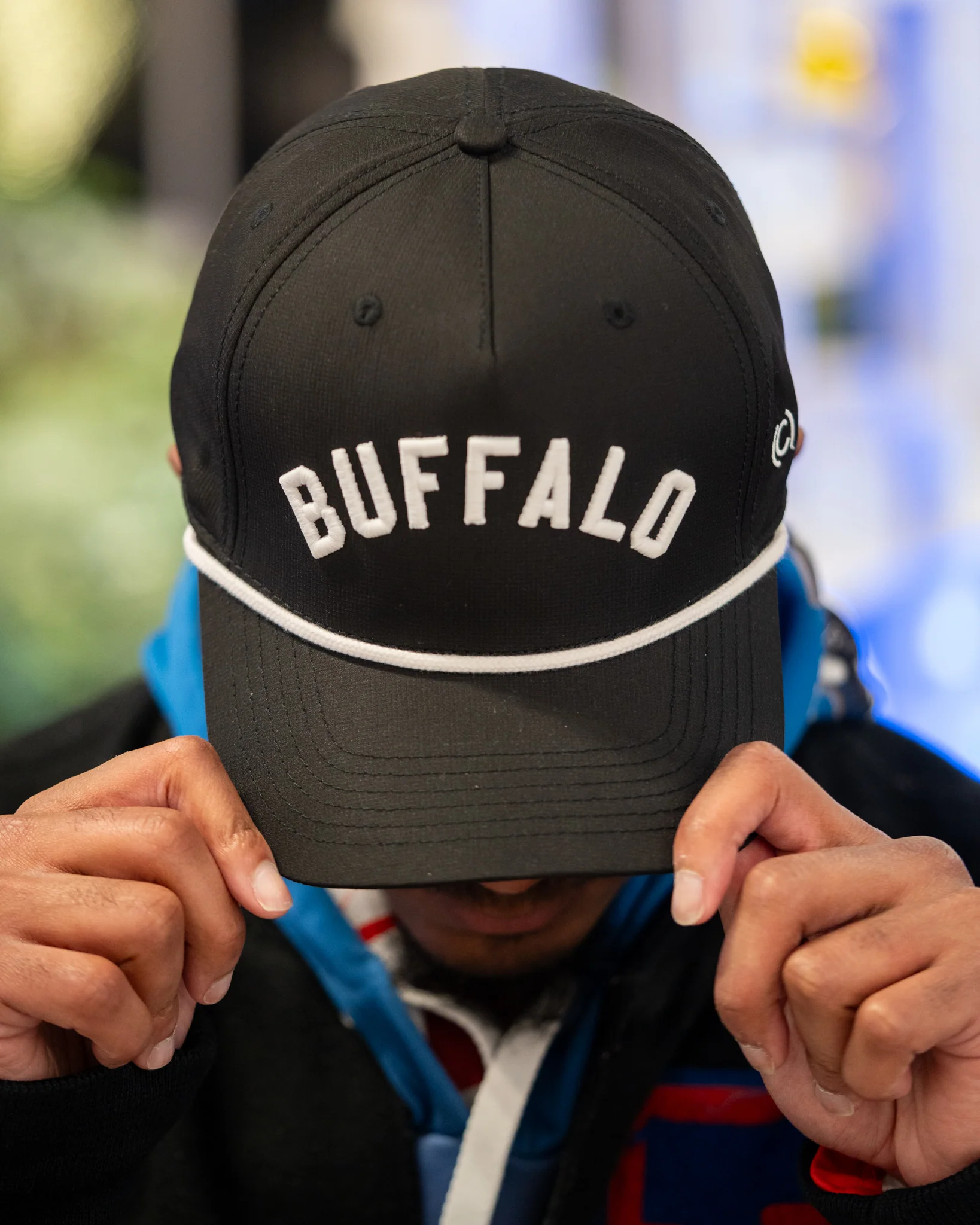 (code)word Buffalo Black & White Performance Rope Hat - Image 3