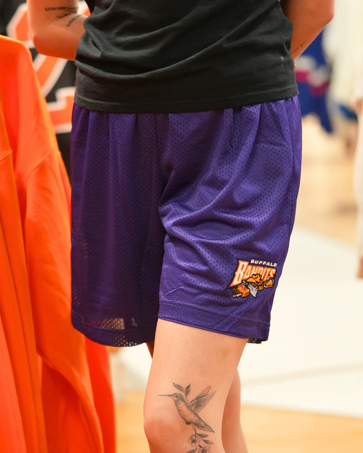 Buffalo Bandits 7" Purple Mesh Shorts - Image 2