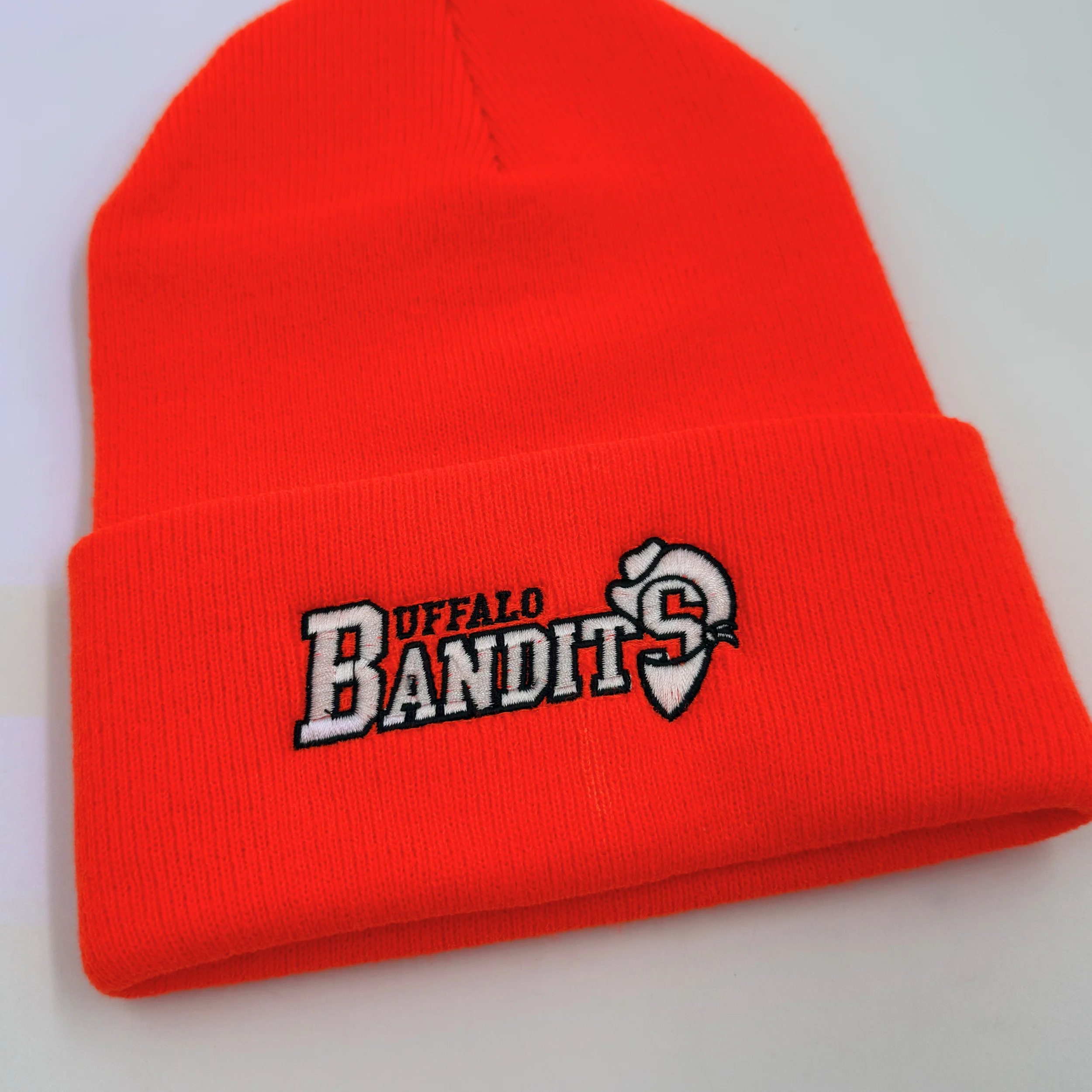 Buffalo Bandits 90s Logo Athletic Orange Knit - Image 2