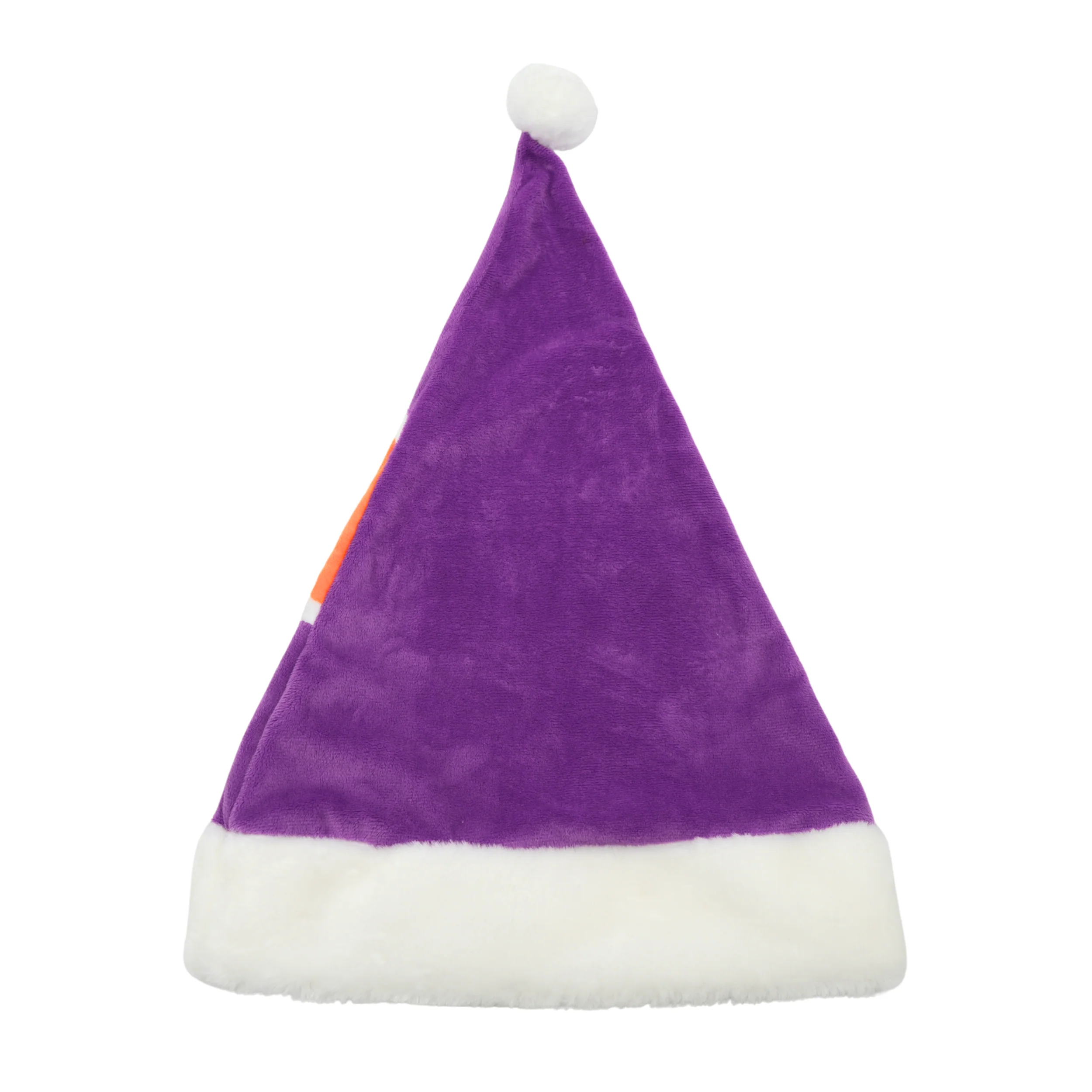 Buffalo Bandits Purple & Orange Embroidered Santa Hat - Image 2