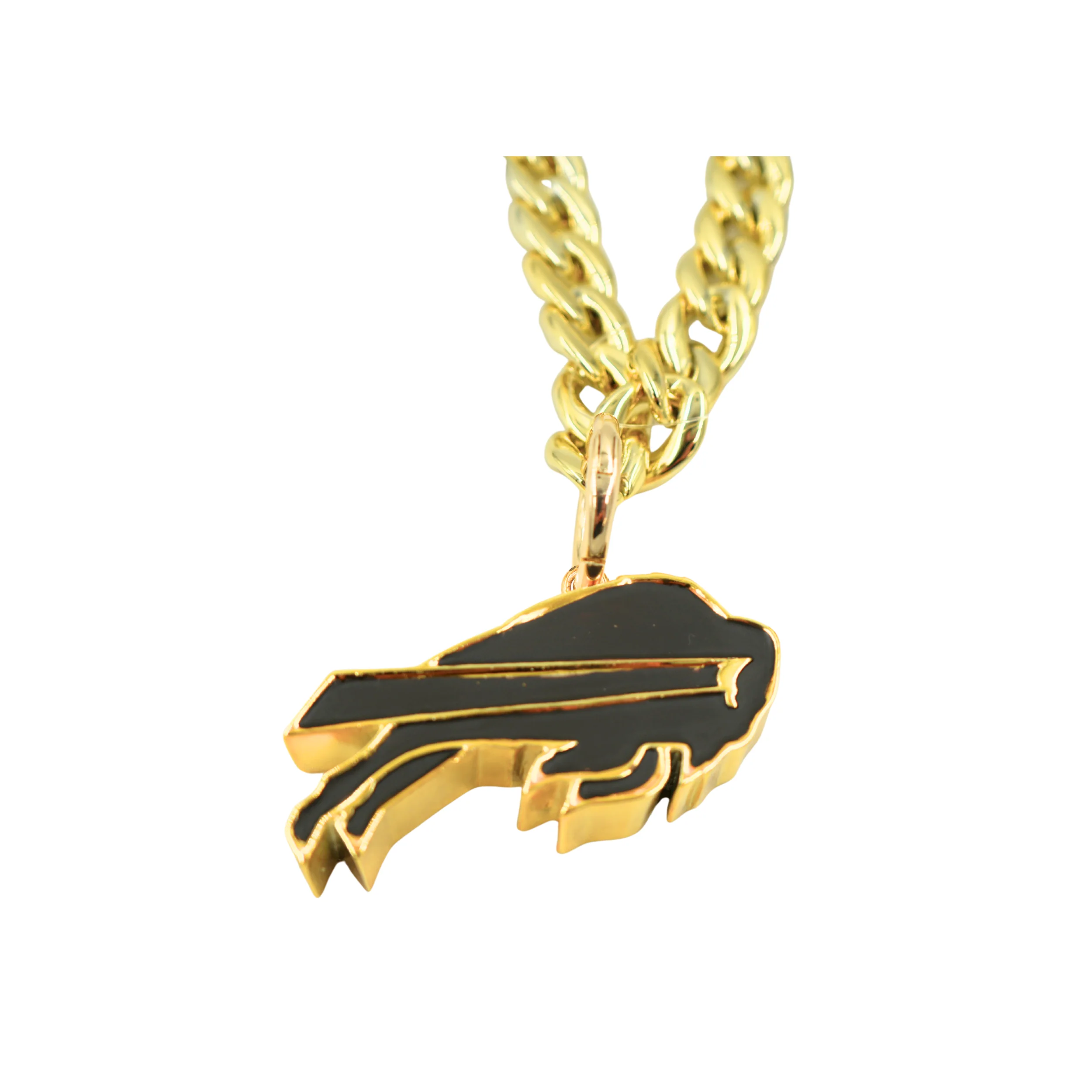 Buffalo Bills Charging Logo Gold Chain - Image 2