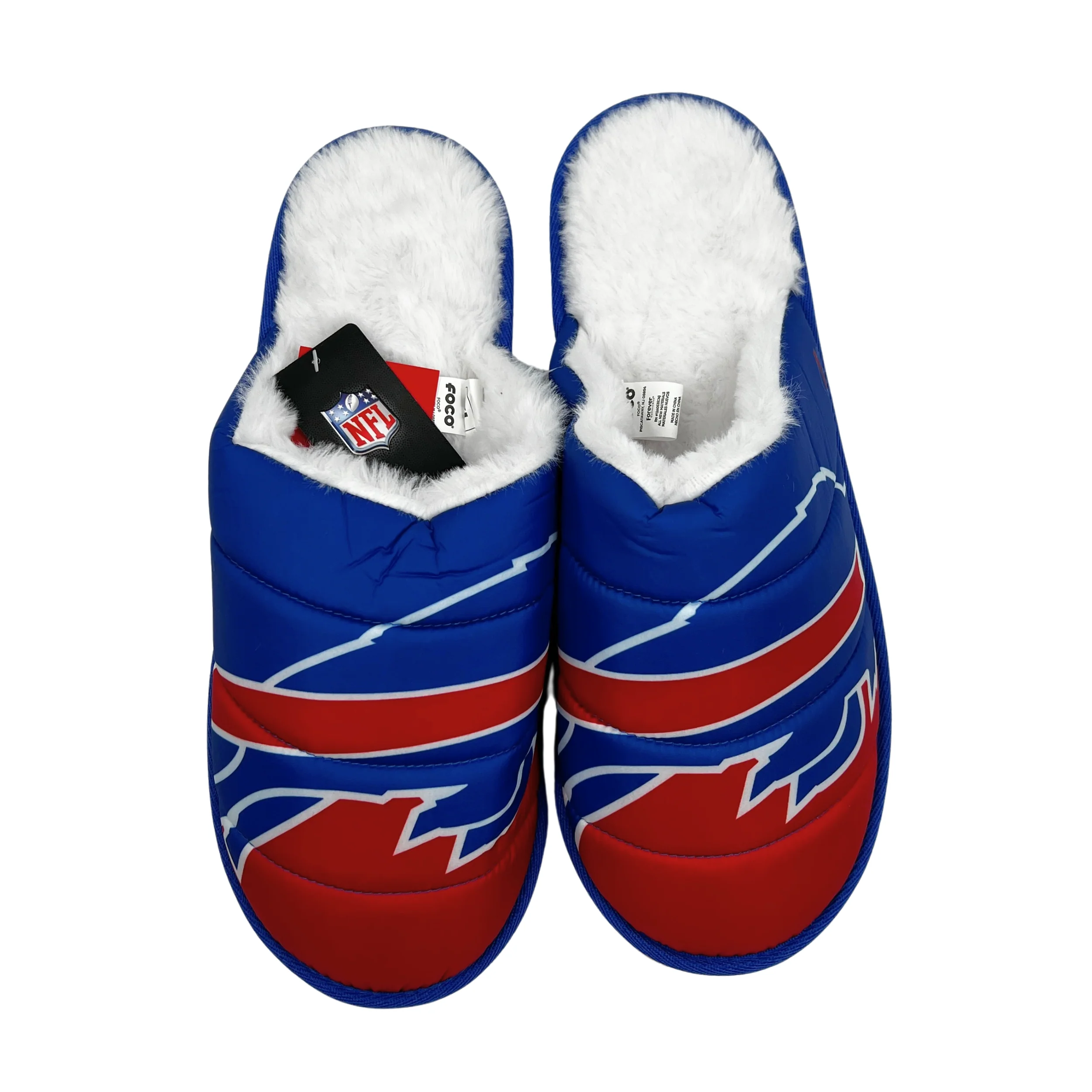 Final Sale - Buffalo Bills Colorblock Quilted Mule Slipper