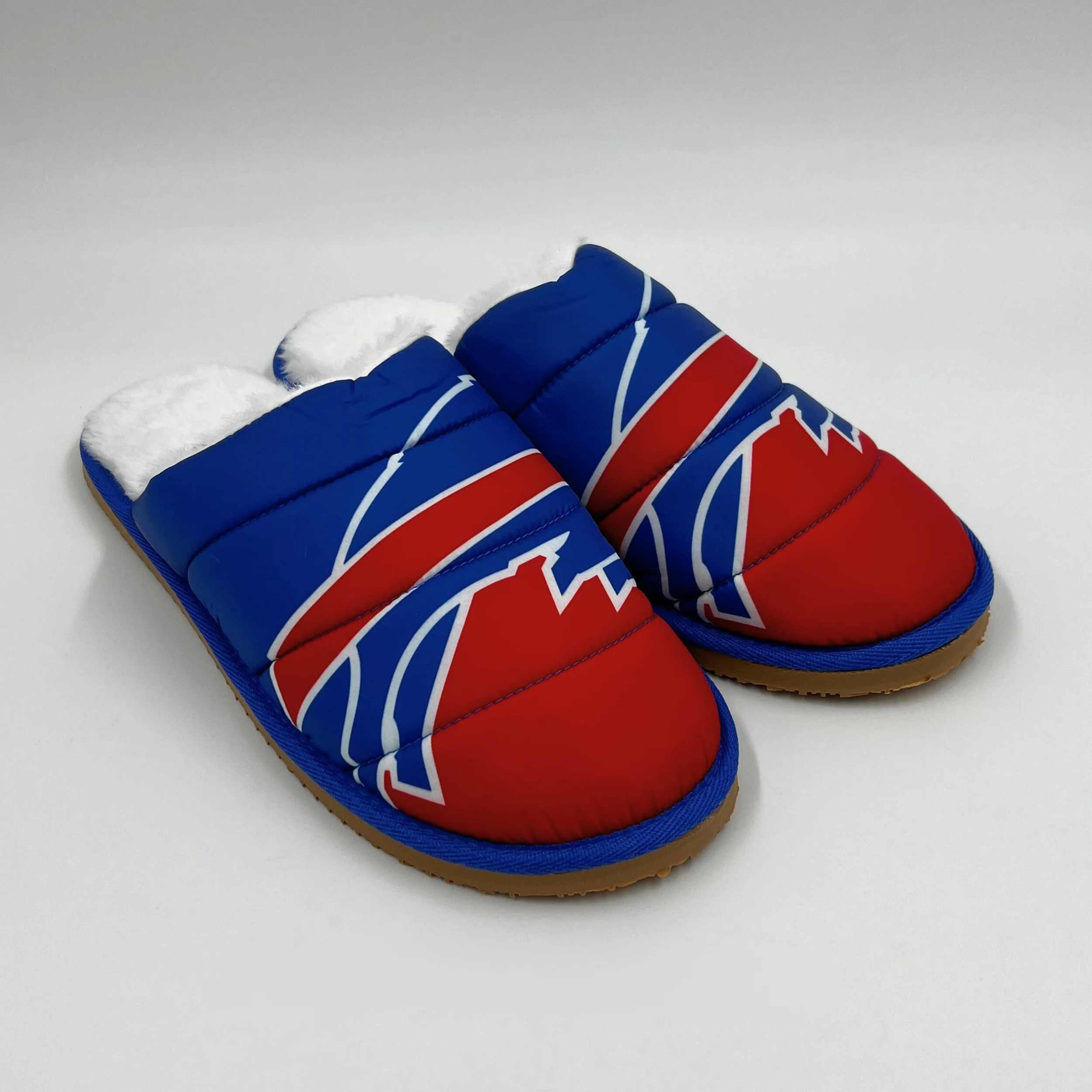 Final Sale - Buffalo Bills Colorblock Quilted Mule Slipper - Image 2