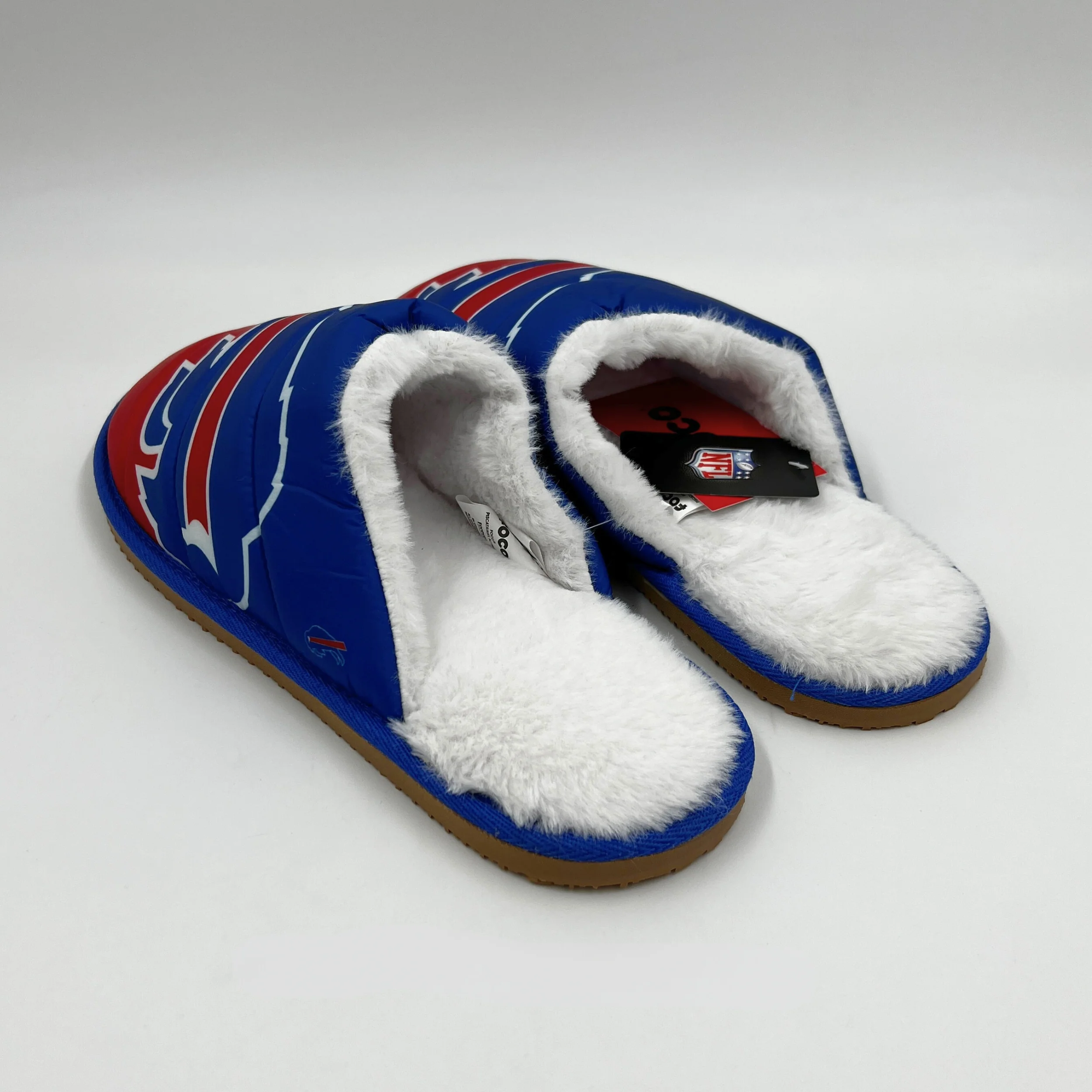 Final Sale - Buffalo Bills Colorblock Quilted Mule Slipper - Image 4