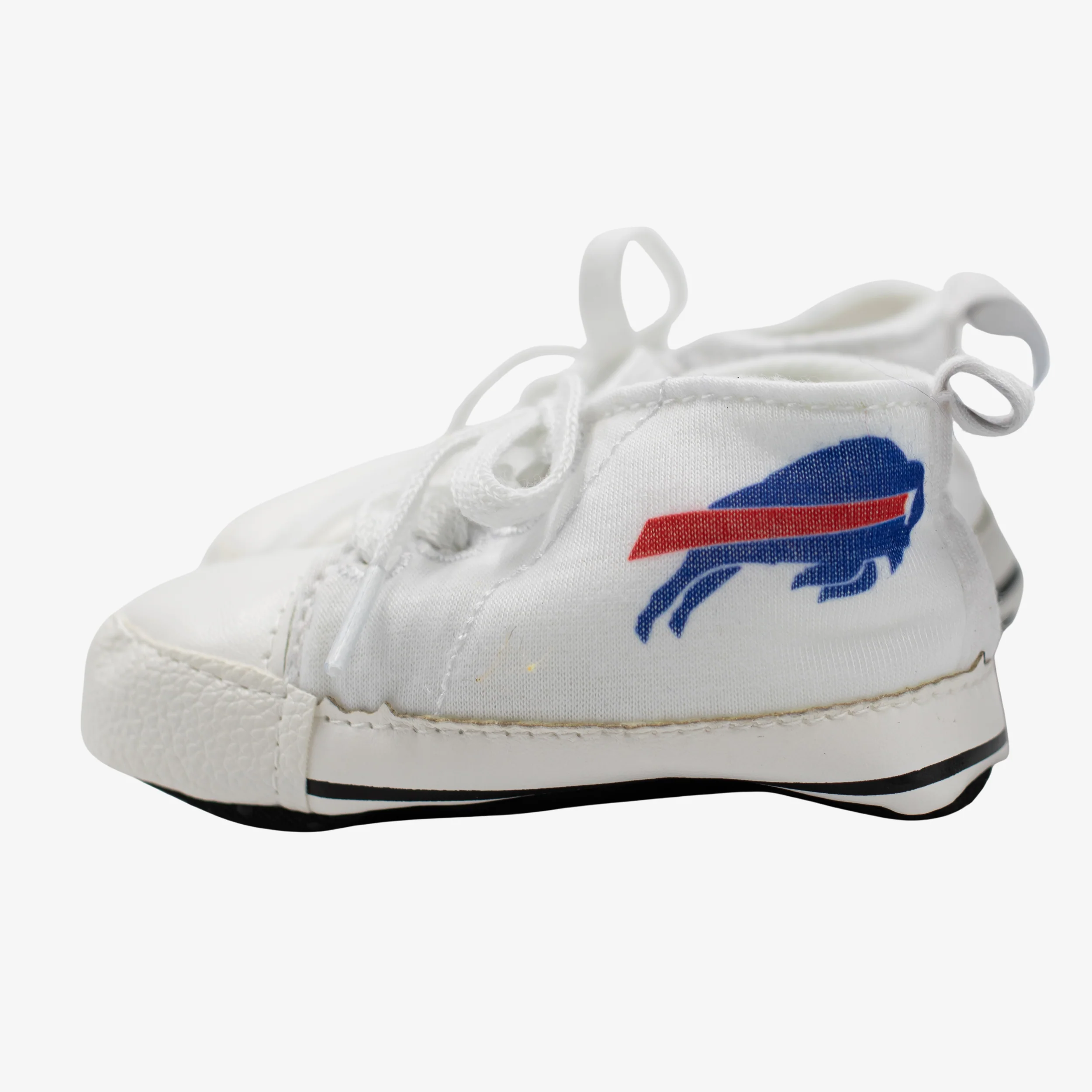 Buffalo Bills White Baby Shoes