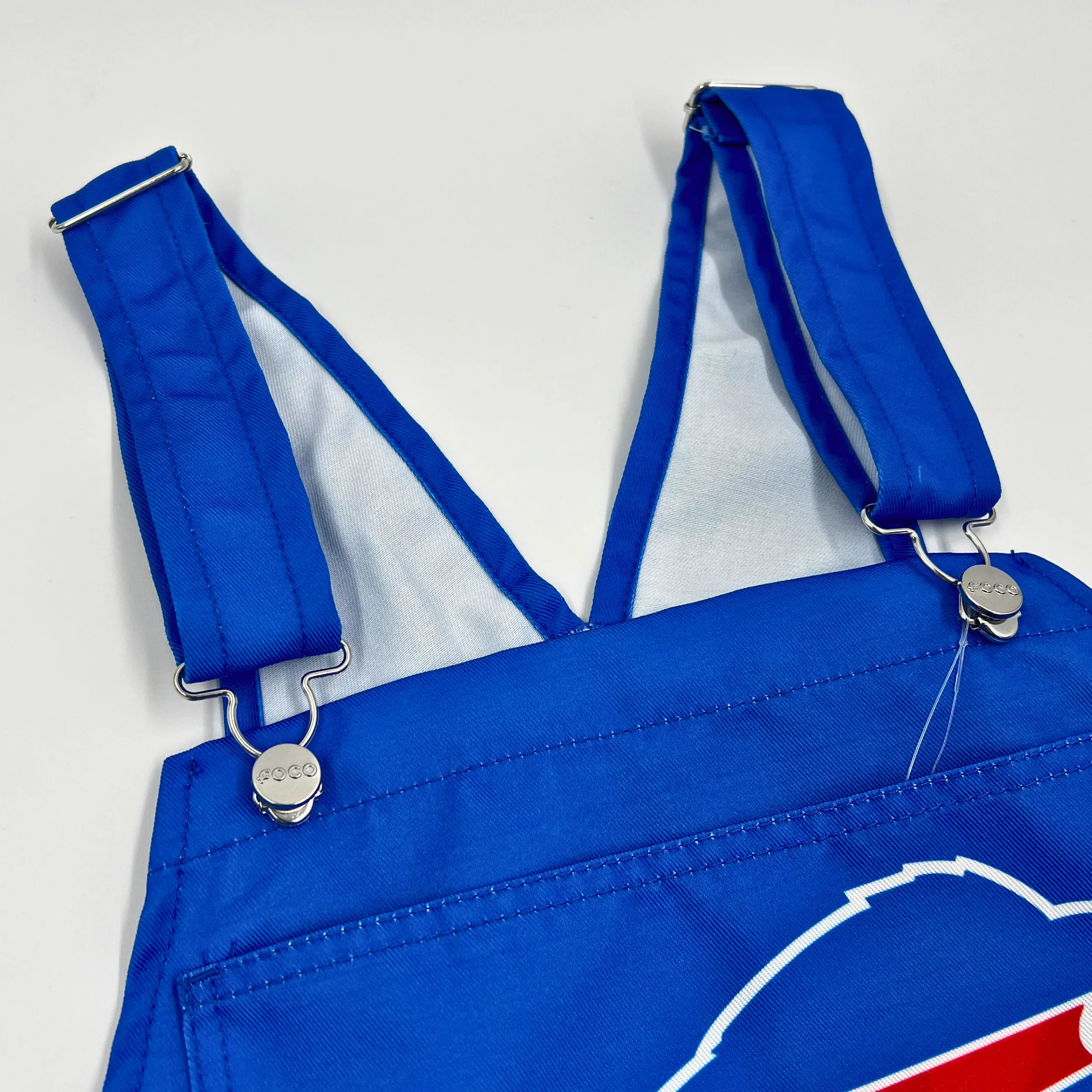 Buffalo Bills With Big Logo Royal Bib Shortalls - Image 3