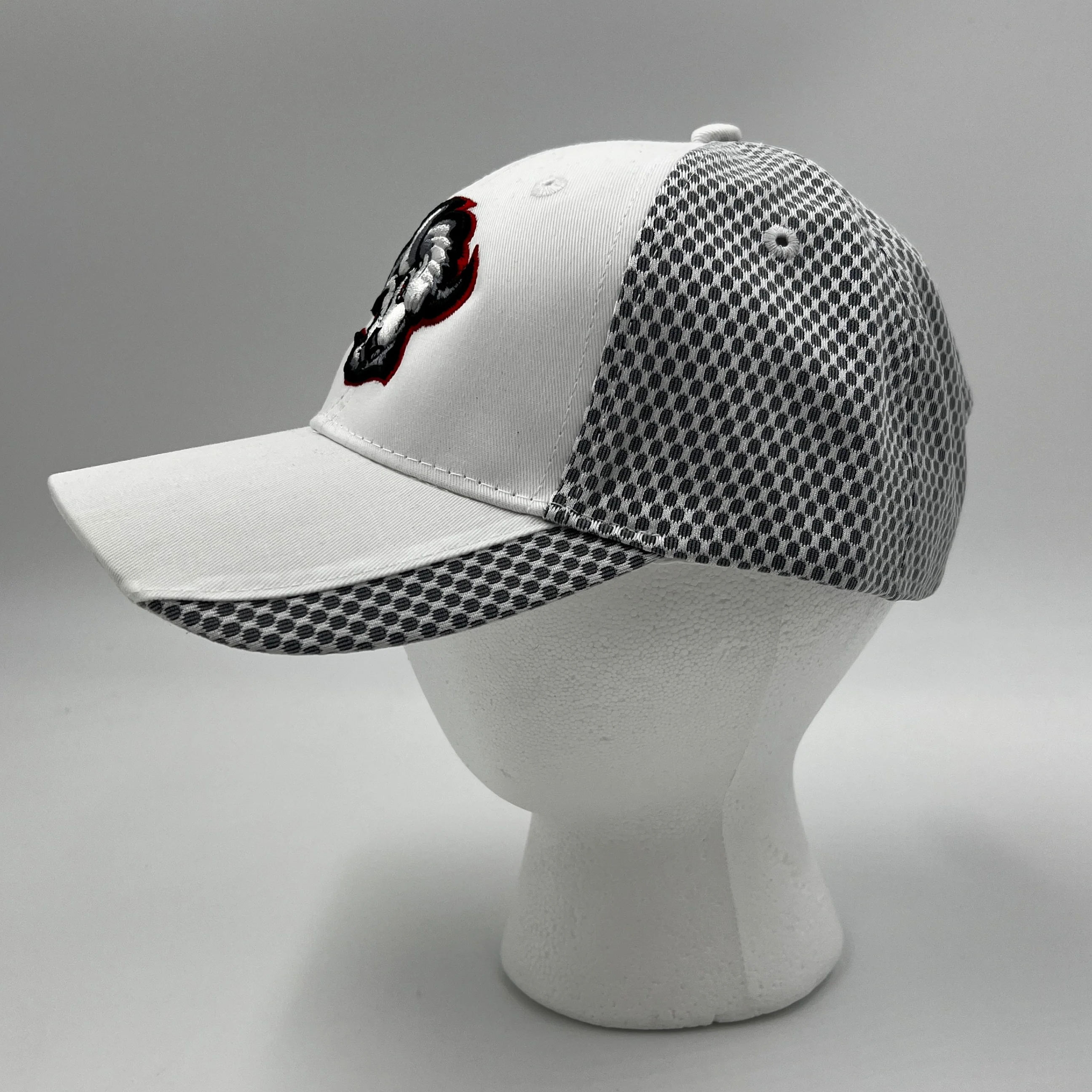Buffalo Sabres White Mesh Goat Head Adjustable Hat - Image 2