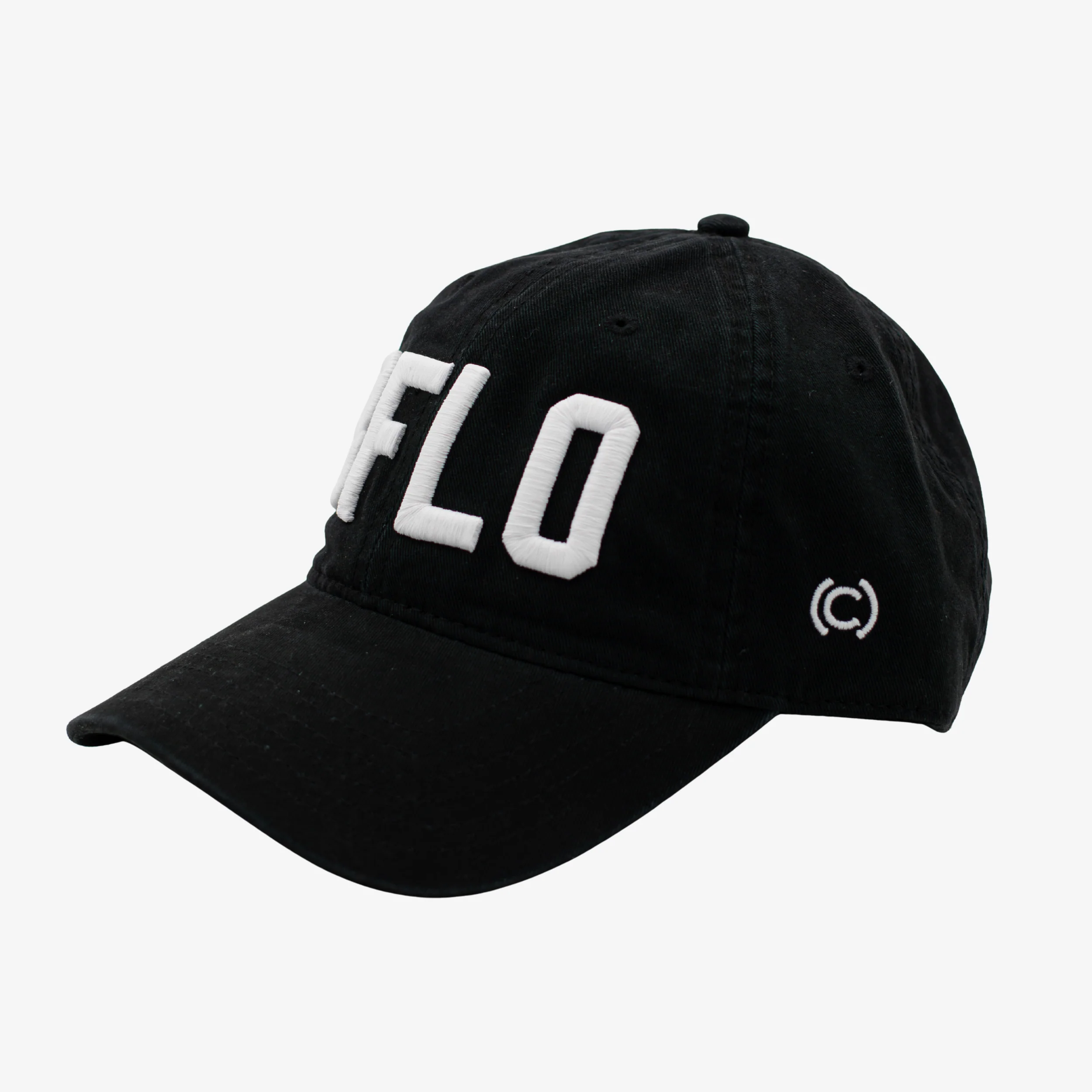 (code)word BFLO Black & White Dad cap - Image 2