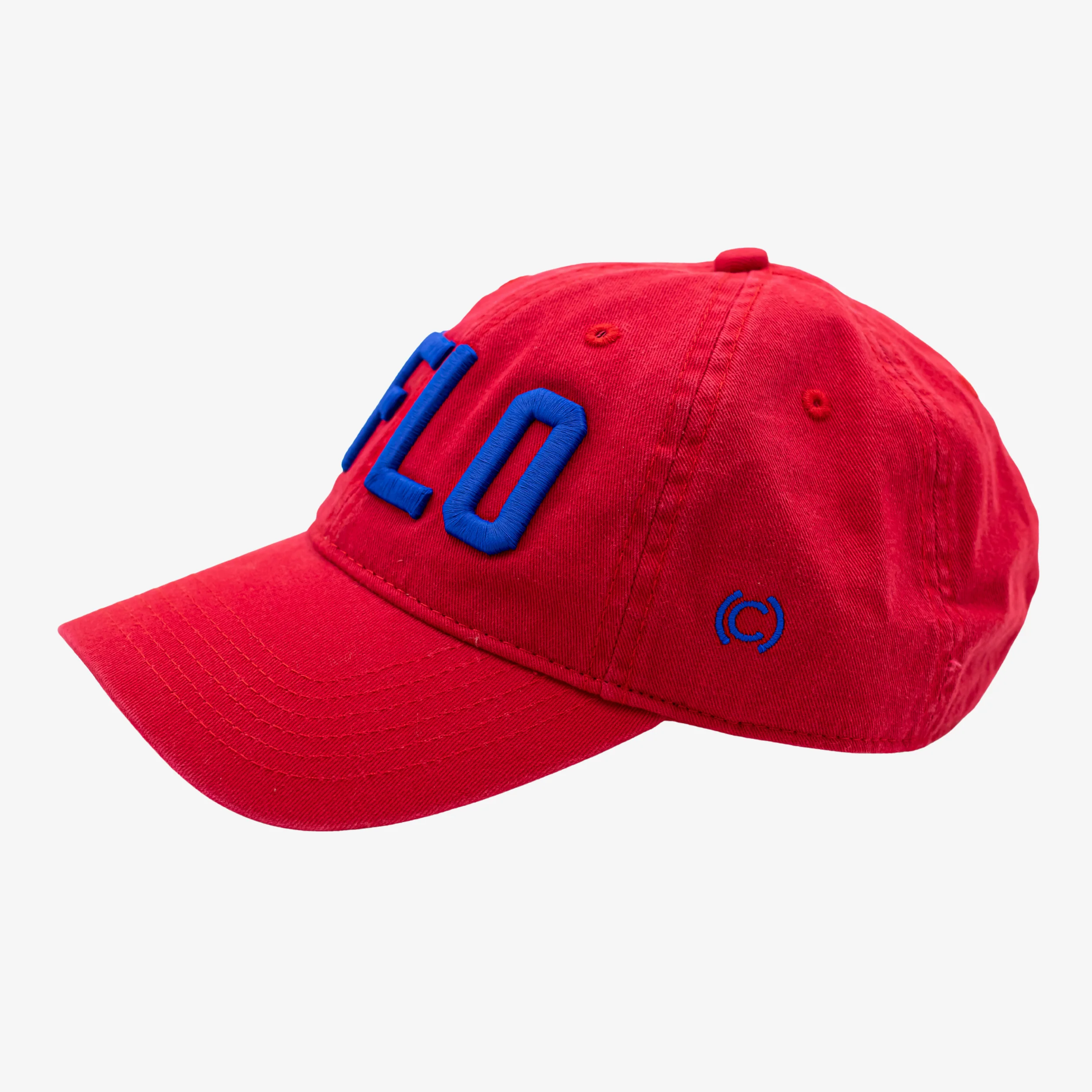 (code)word BFLO Red & Royal Dad Hat - Image 2