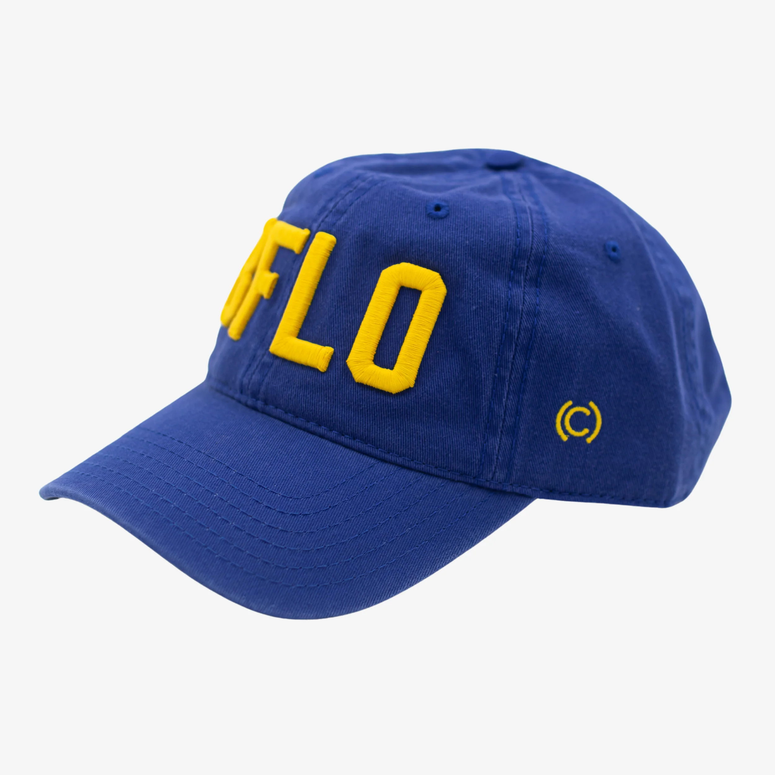 (code)word BFLO Royal & Yellow Dad Hat - Image 2