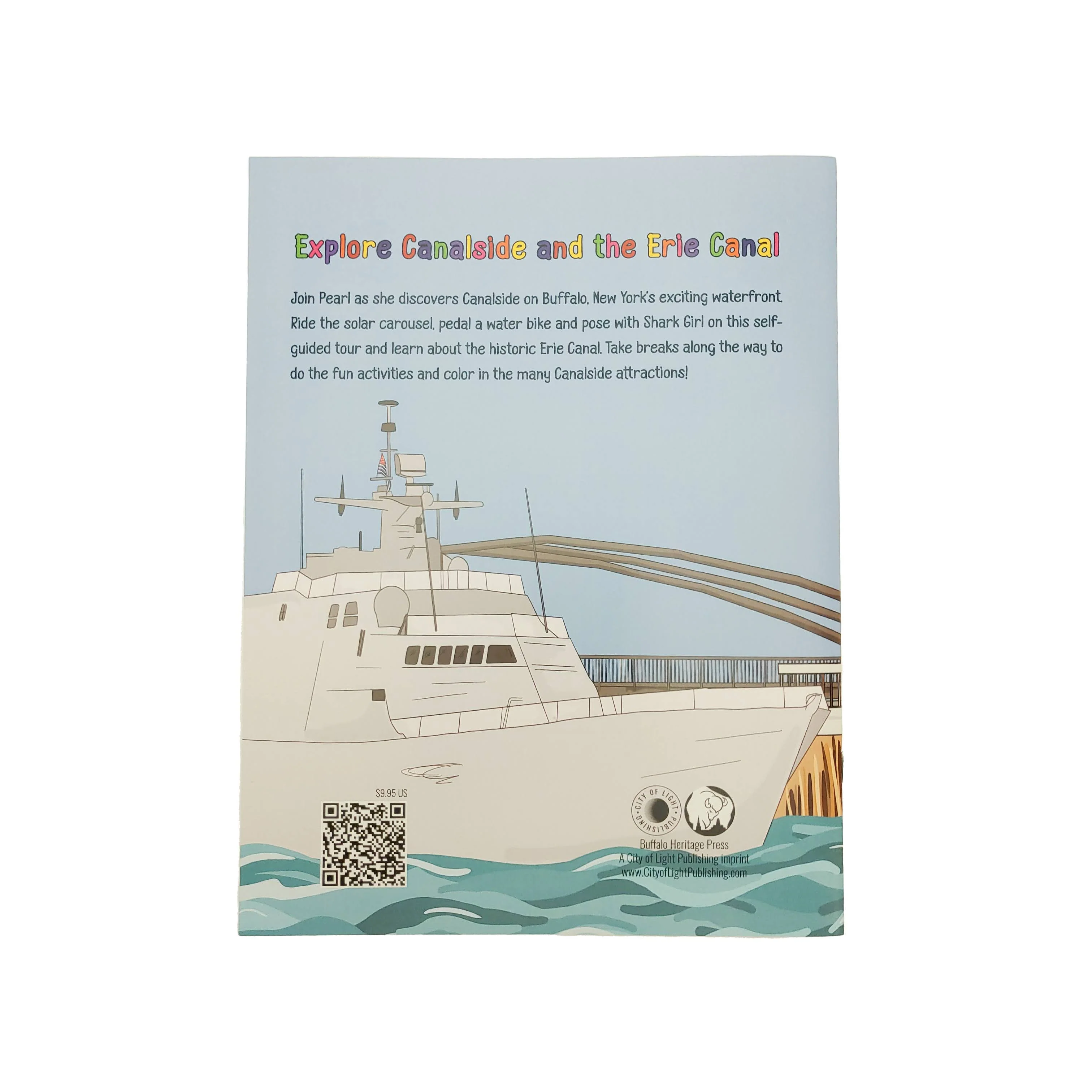 Explore Canalside And The Erie Canal Coloring Book - Image 2