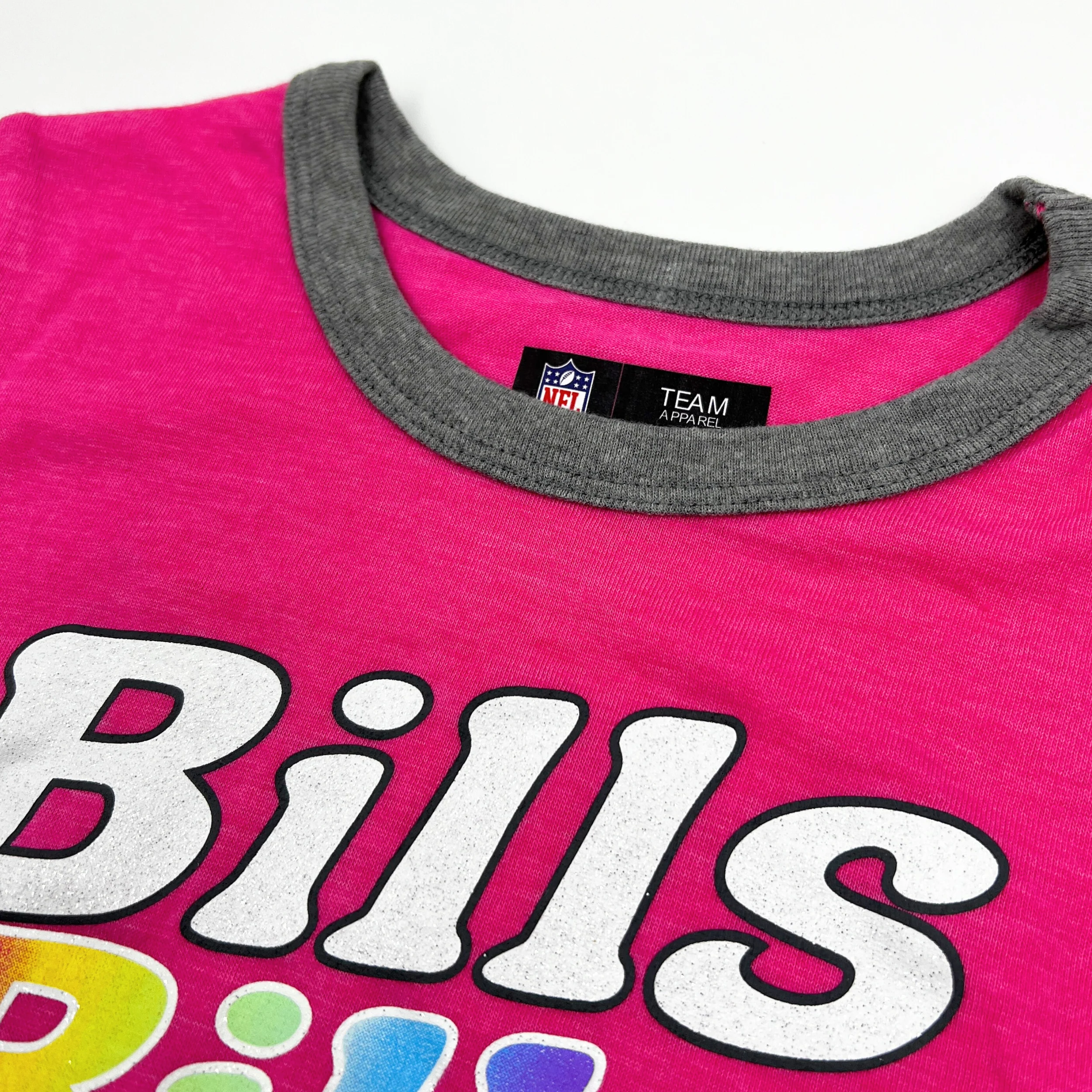 Girls New Era Buffalo Bills Repeat With Alternate Logo Pink Shirt - Image 3