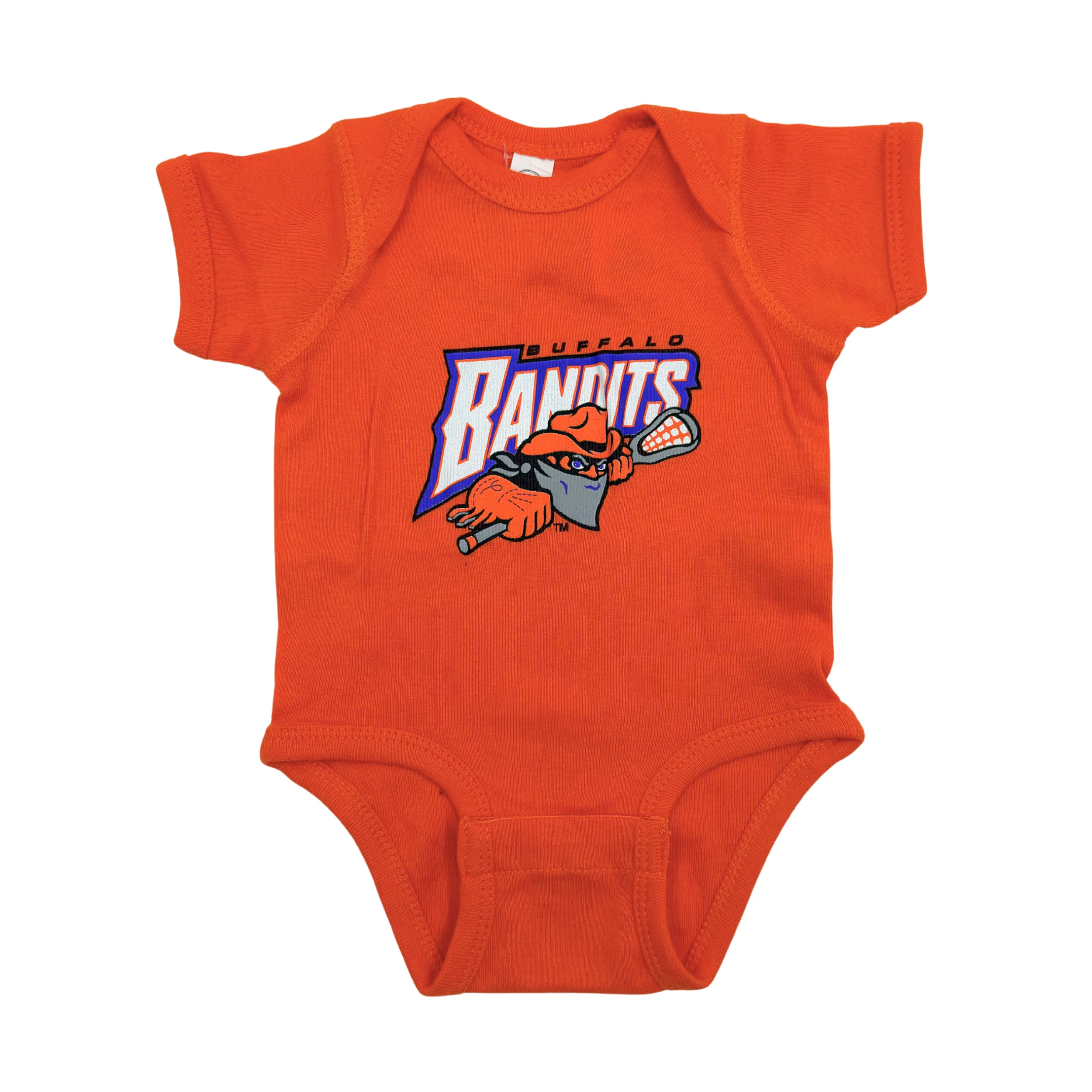 Infant Buffalo Bandits Orange Onesie