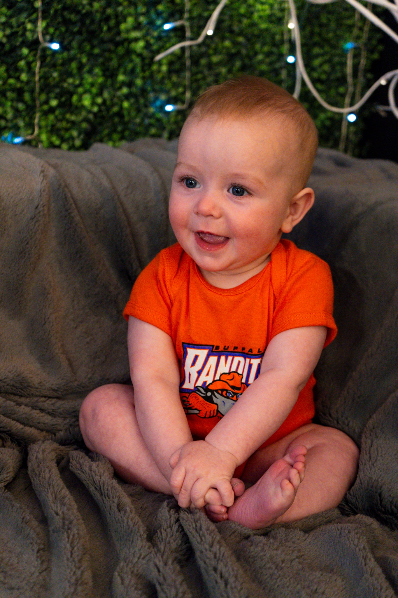 Infant Buffalo Bandits Orange Onesie - Image 3