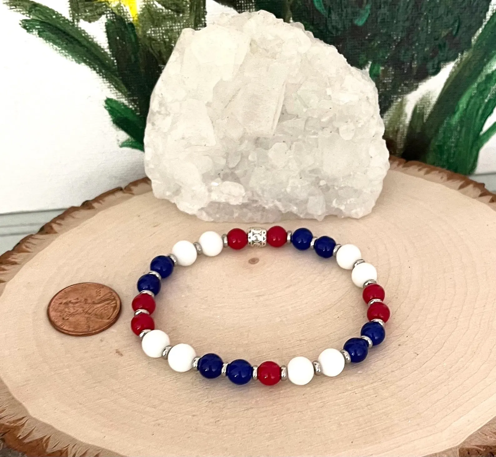 Jewels For Hope Holiday Touchdown: A Bills Love Story Women's Bracelet - Image 7