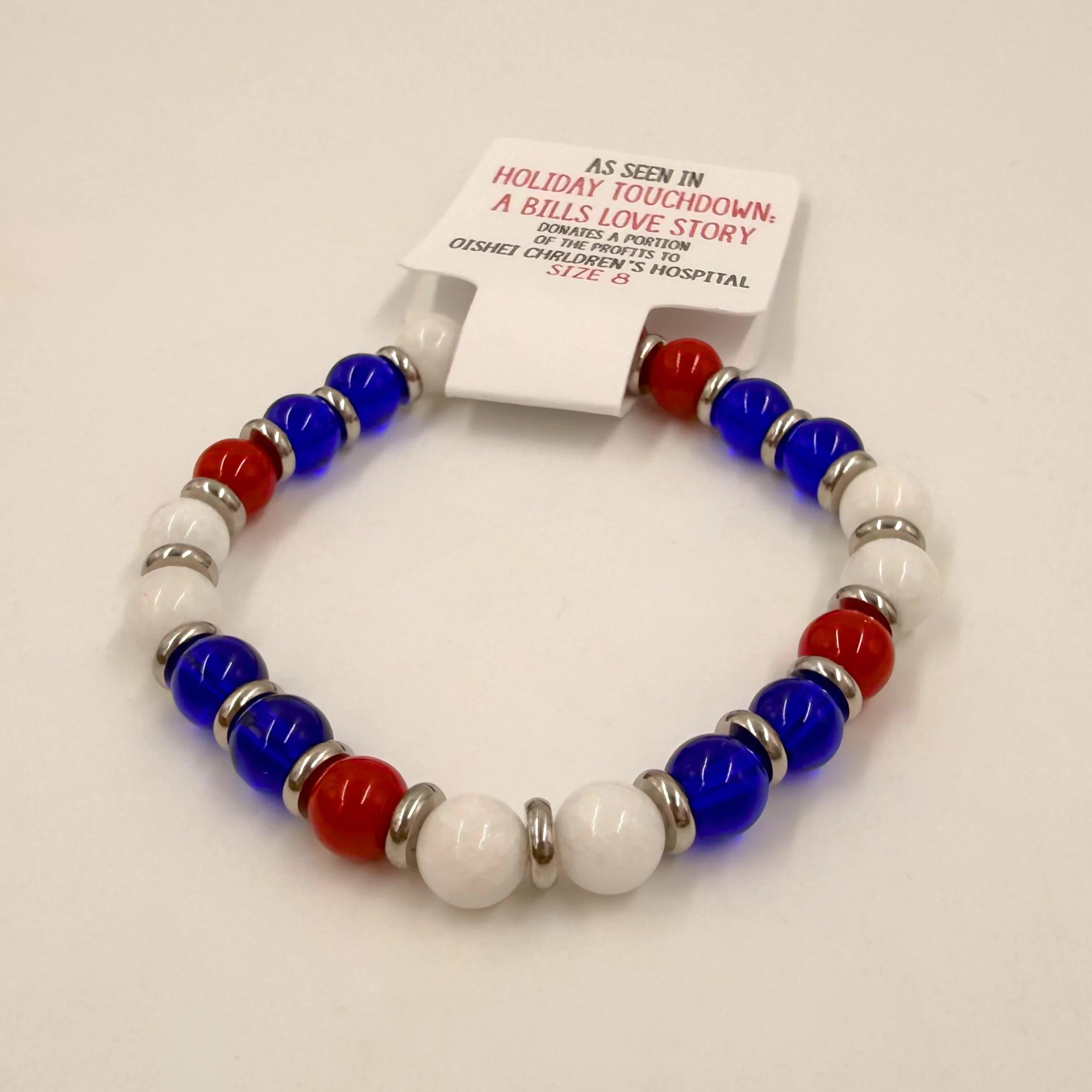 Jewels For Hope Holiday Touchdown: A Bills Love Story Men's Bracelet - Image 4