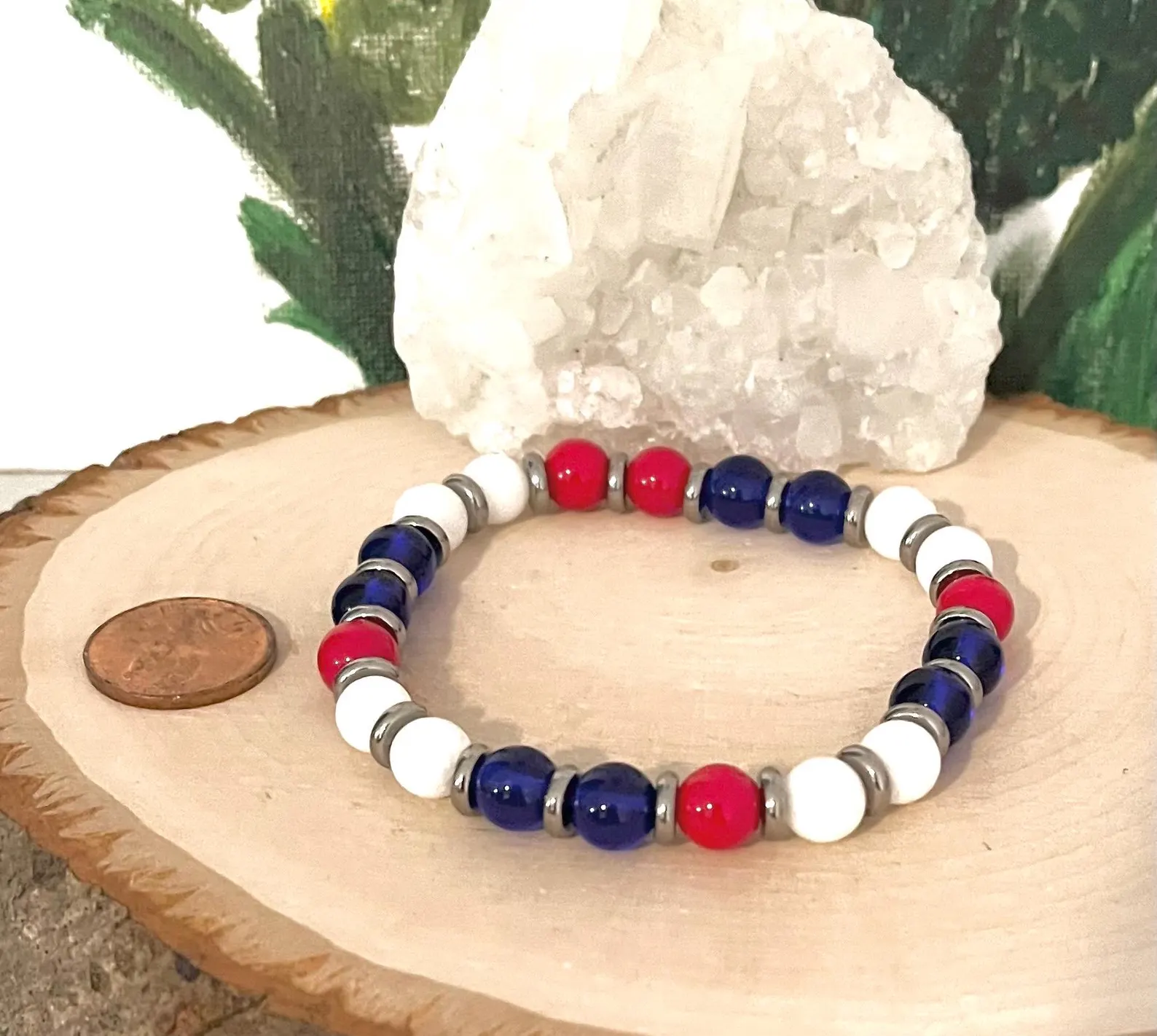 Jewels For Hope Holiday Touchdown: A Bills Love Story Men's Bracelet - Image 6