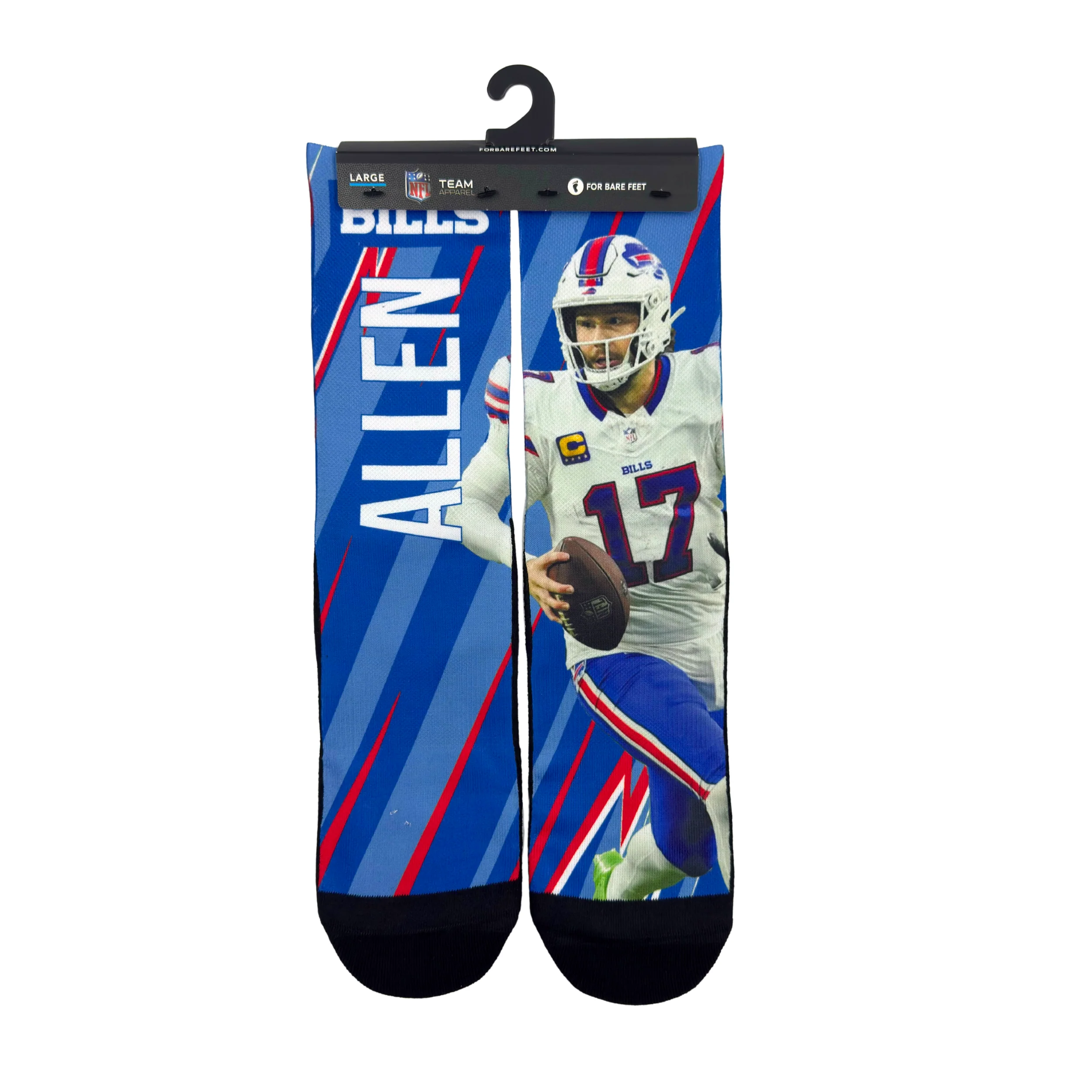 Josh Allen For Bare Feet Socks