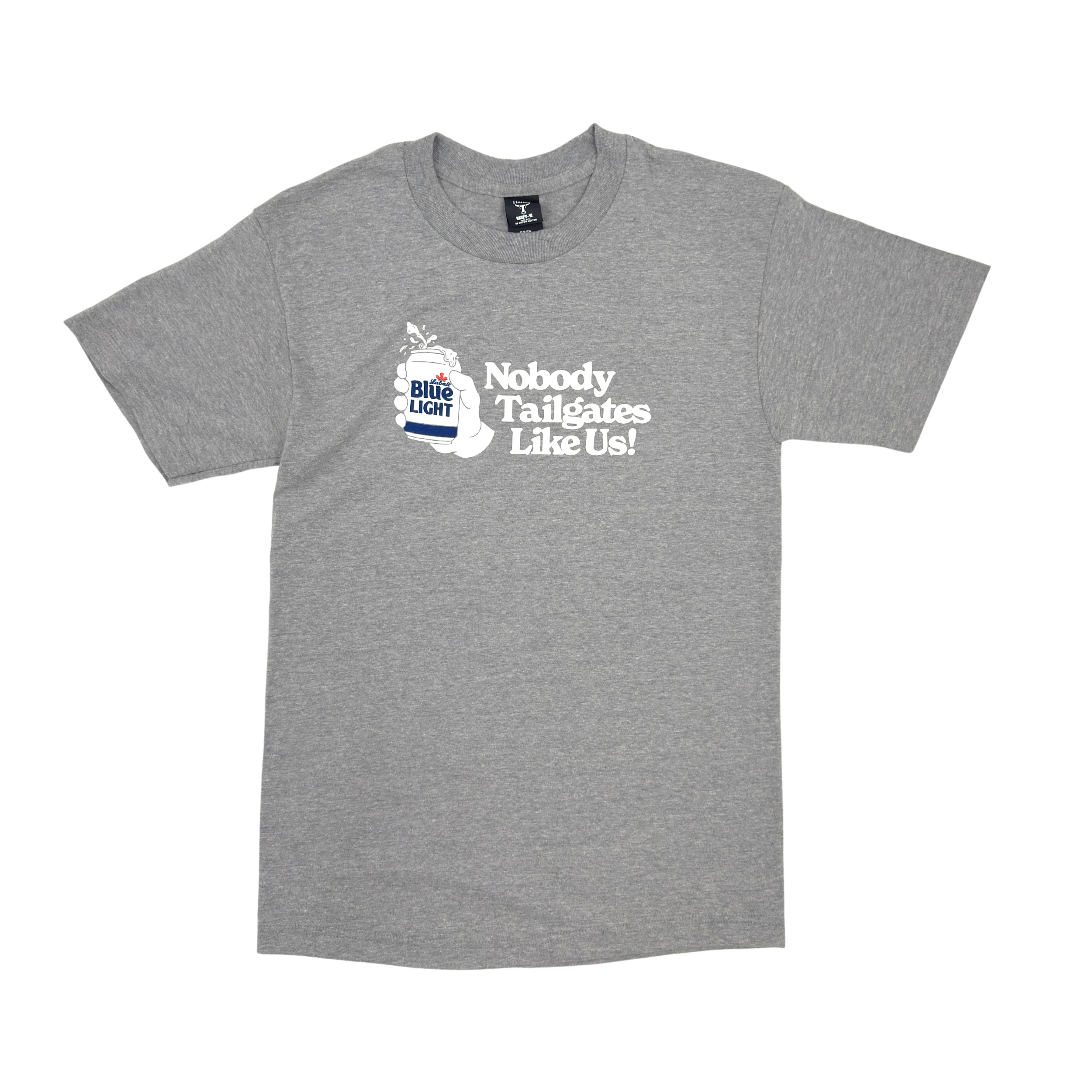 Labatt Nobody Tailgates Like Us! Oxford Gray T-Shirt