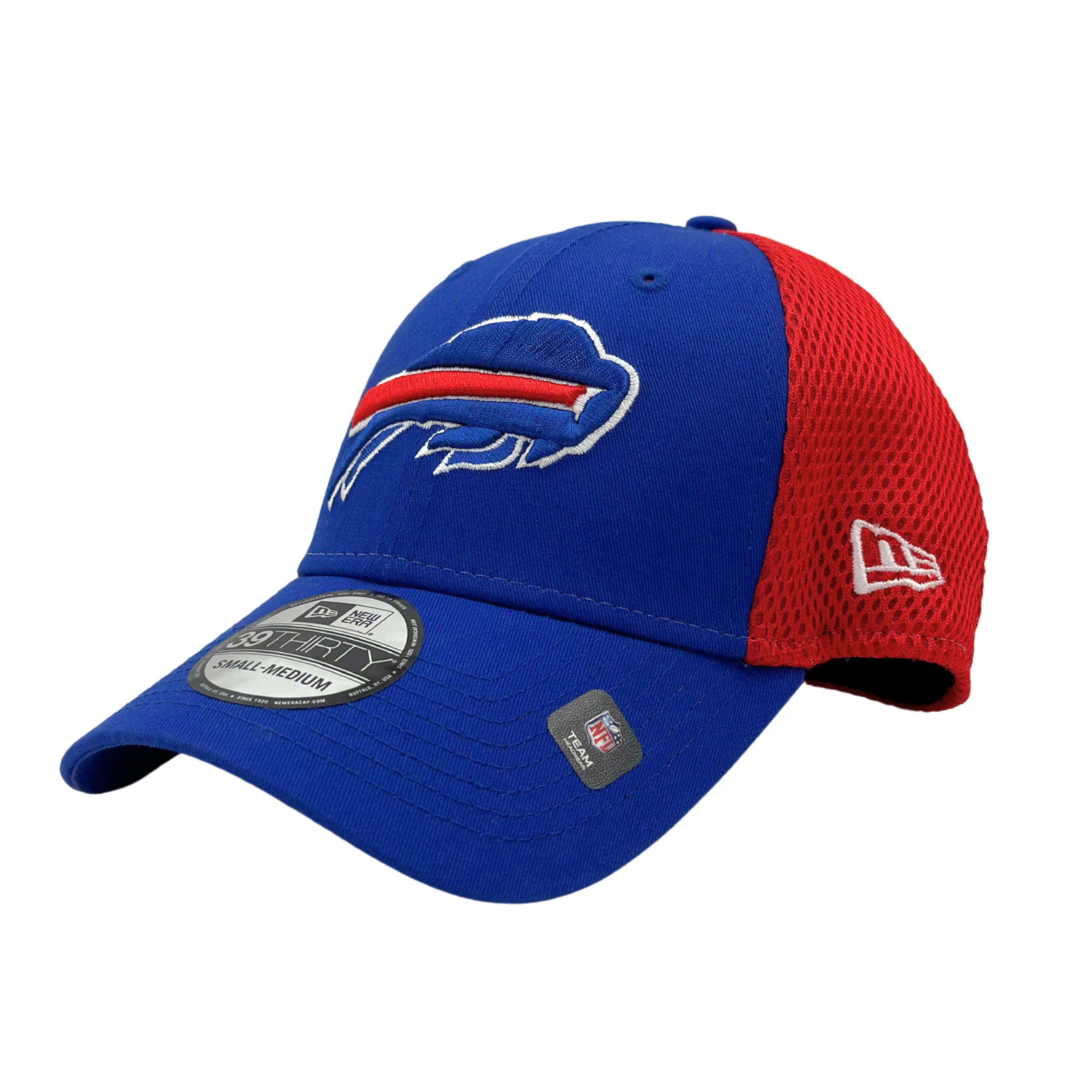 New Era 39THIRTY Buffalo Bills Primary Logo Royal & Red Neo Cap