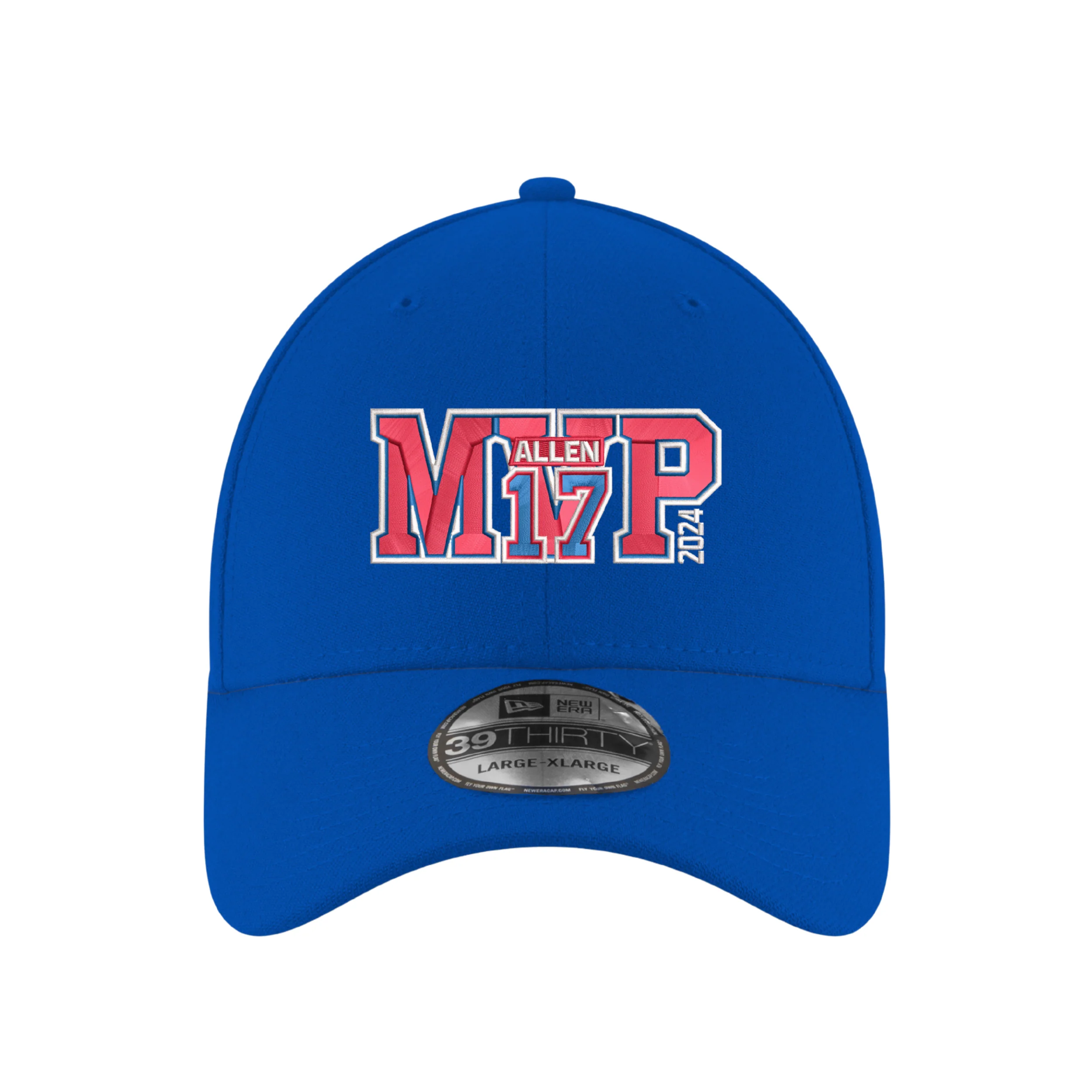 Final Sale - New Era 39THIRTY Josh Allen 2024 MVP Royal Stretch-Fit - Image 3