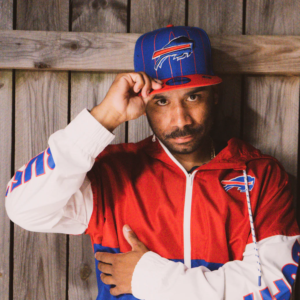 New Era 9FIFTY Buffalo Bills Pinstripe Vintage Style Snapback - Image 2