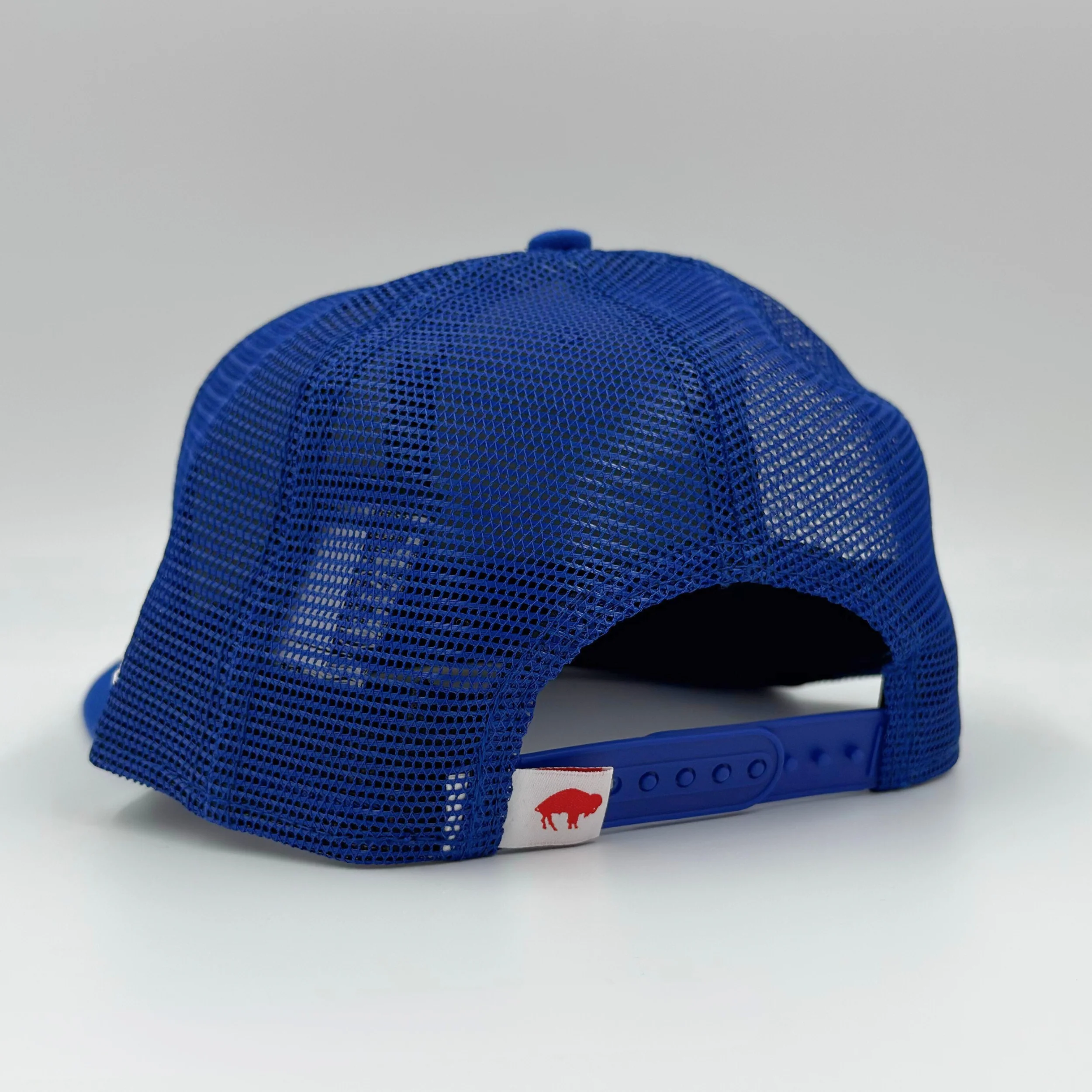 New Era 9FIFTY Buffalo Bills Royal Retro Mesh Trucker Hat - Image 3