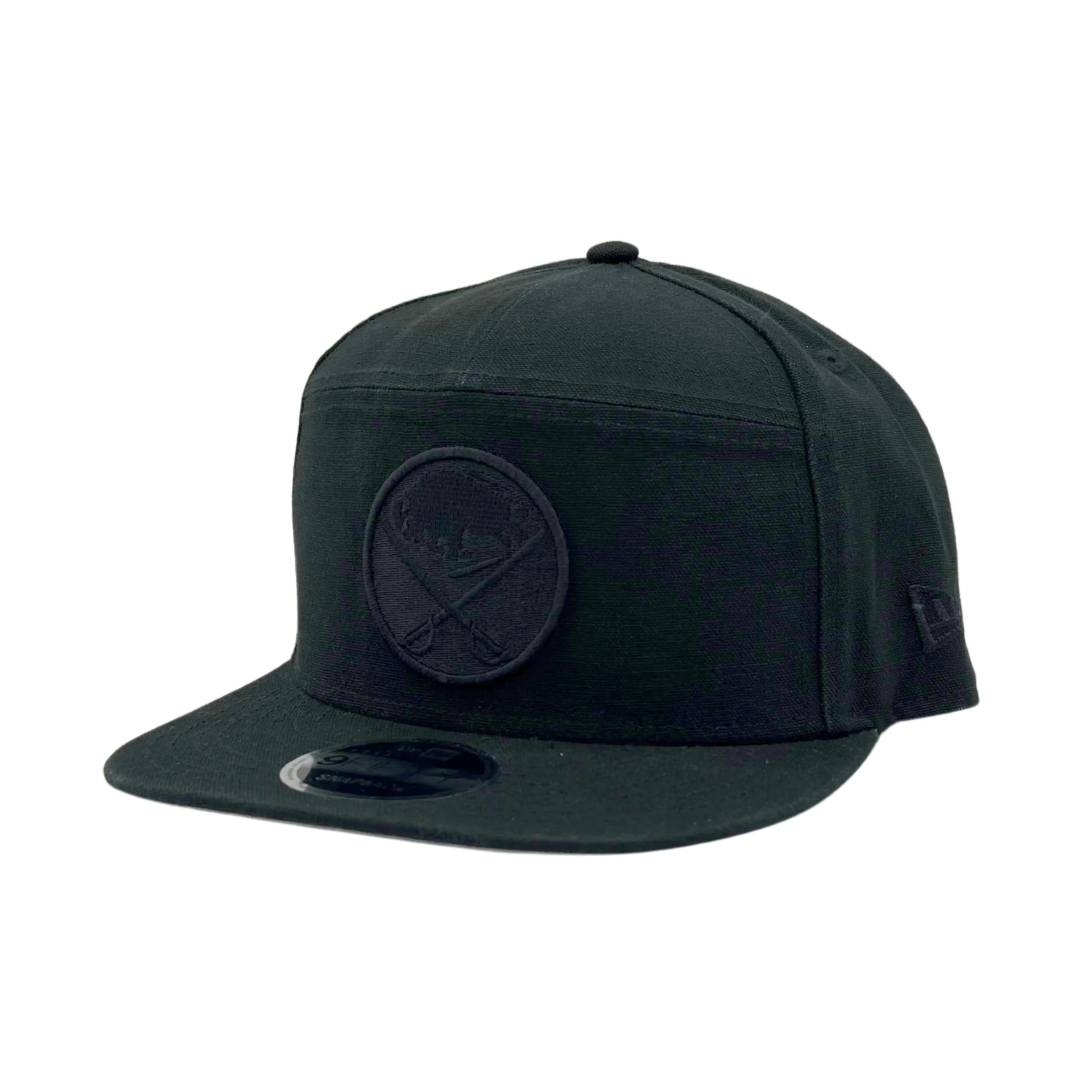 New Era 9FIFTY Buffalo Sabres Primary Logo Black Tonal Canvas Snapback