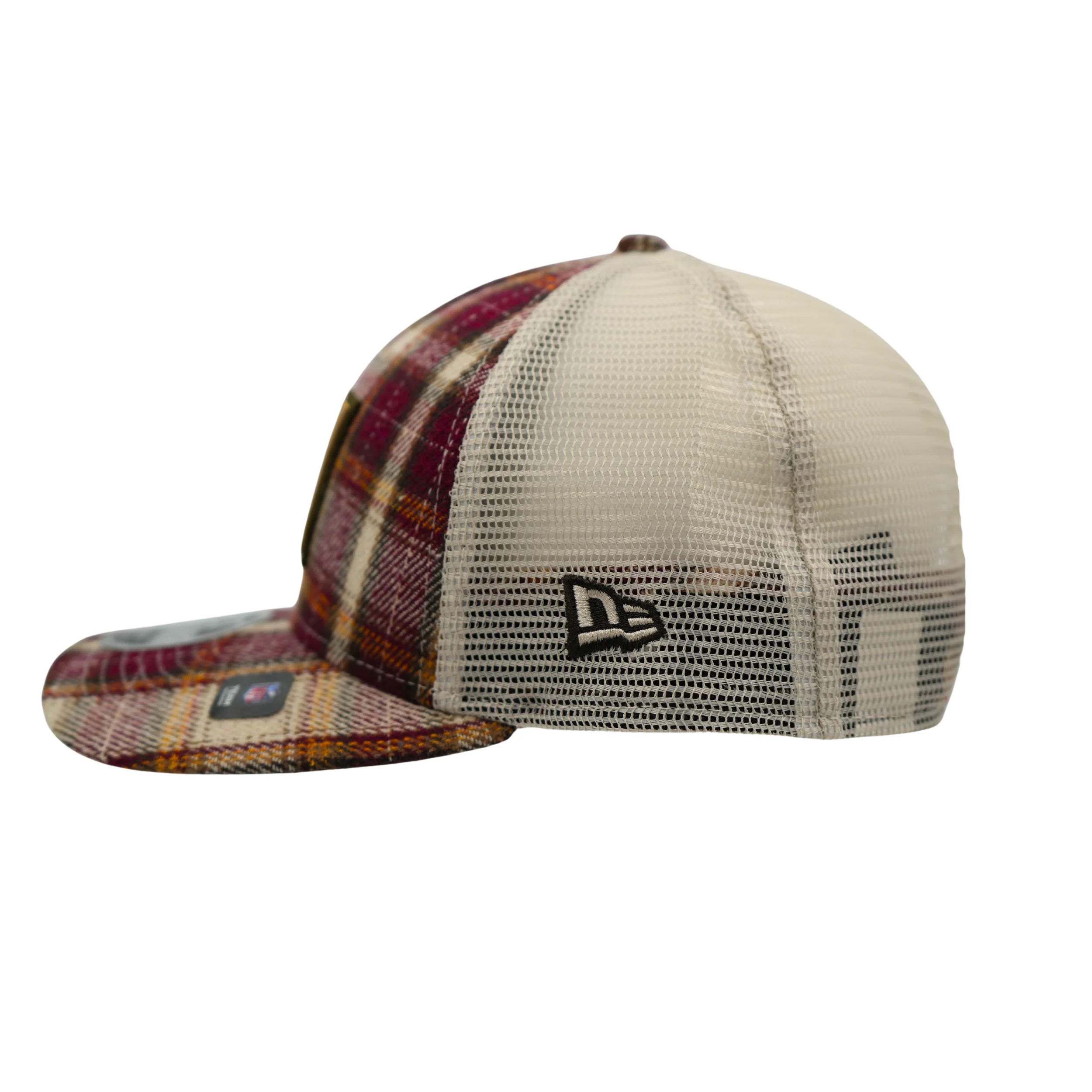 New Era 9FORTY Buffalo Bills Rustic Red, Green, & Yellow Plaid M-Crown Snapback - Image 3