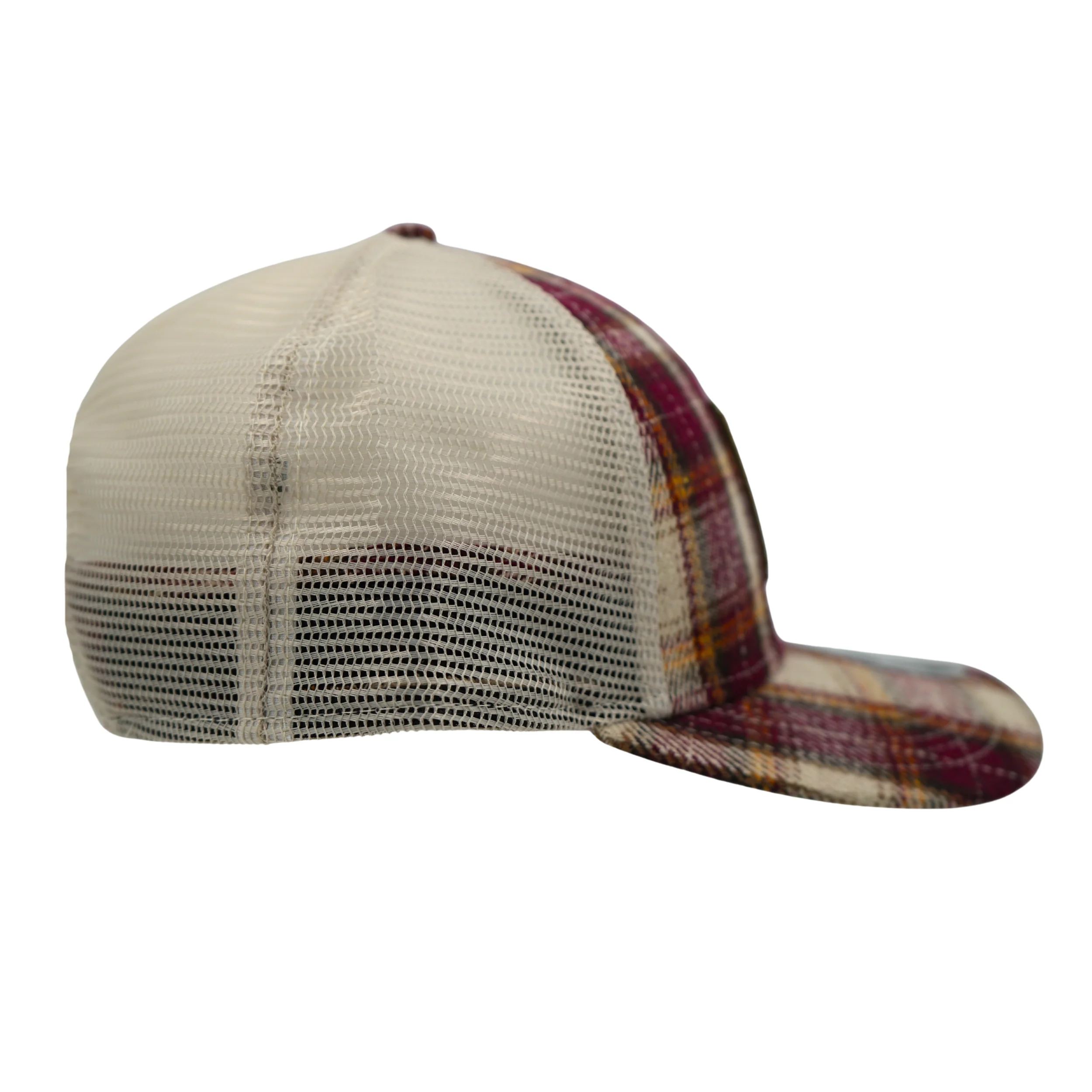 New Era 9FORTY Buffalo Bills Rustic Red, Green, & Yellow Plaid M-Crown Snapback - Image 5
