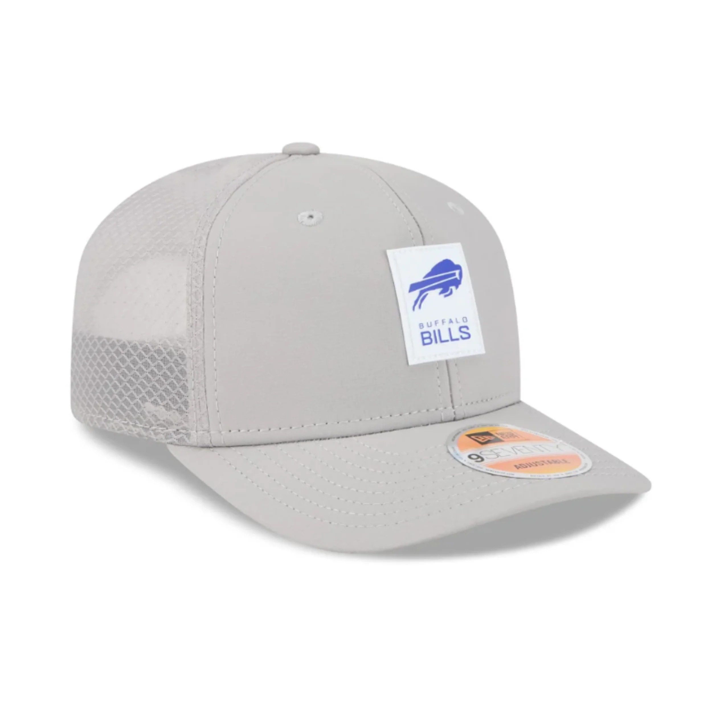 New Era 9SEVENTY Buffalo Bills 2025 Sideline Hot Weather Gray Adjustable Cap - Image 9