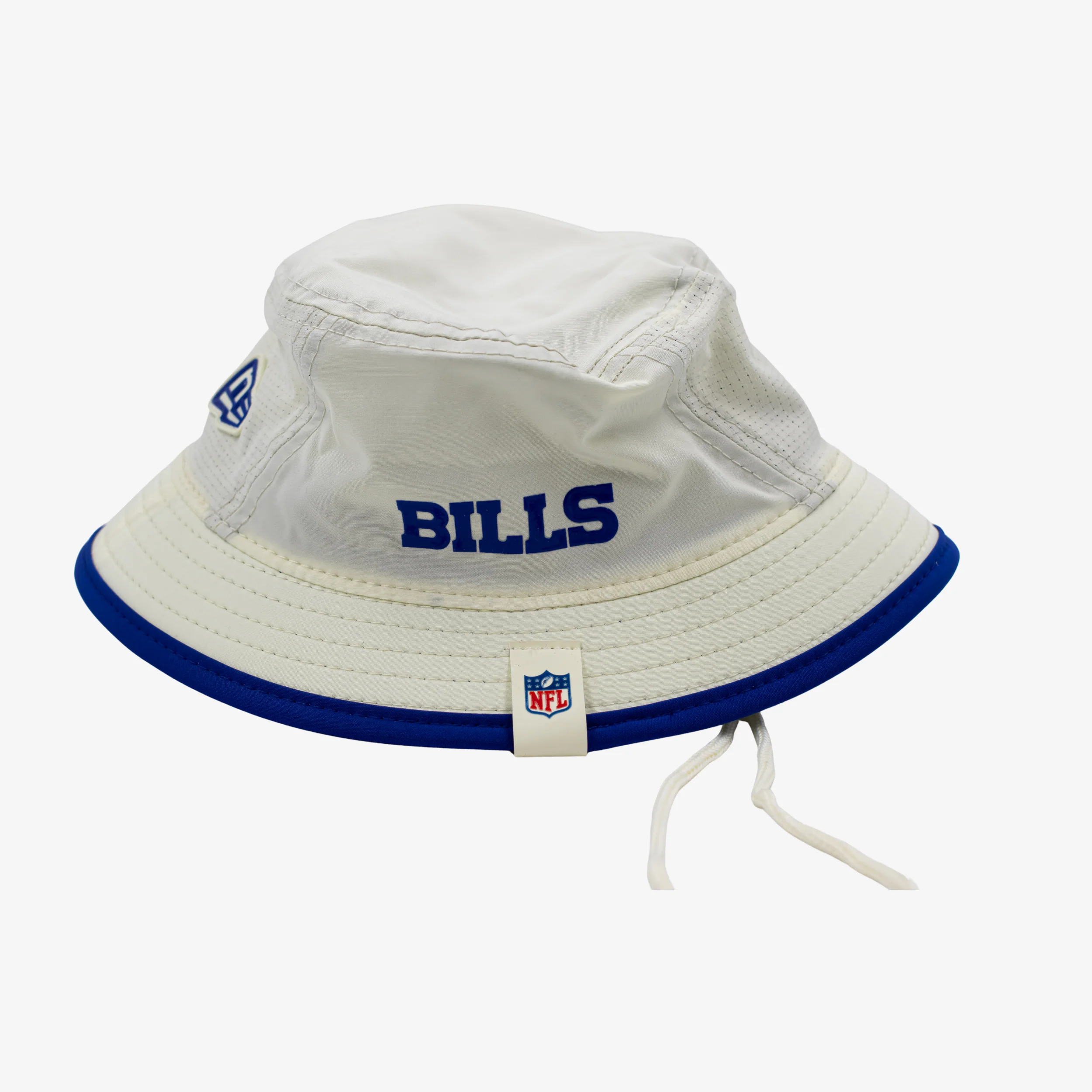 New Era Bills 2026 Toddler/Child White with Blue Brim Bucket Hat - Image 2