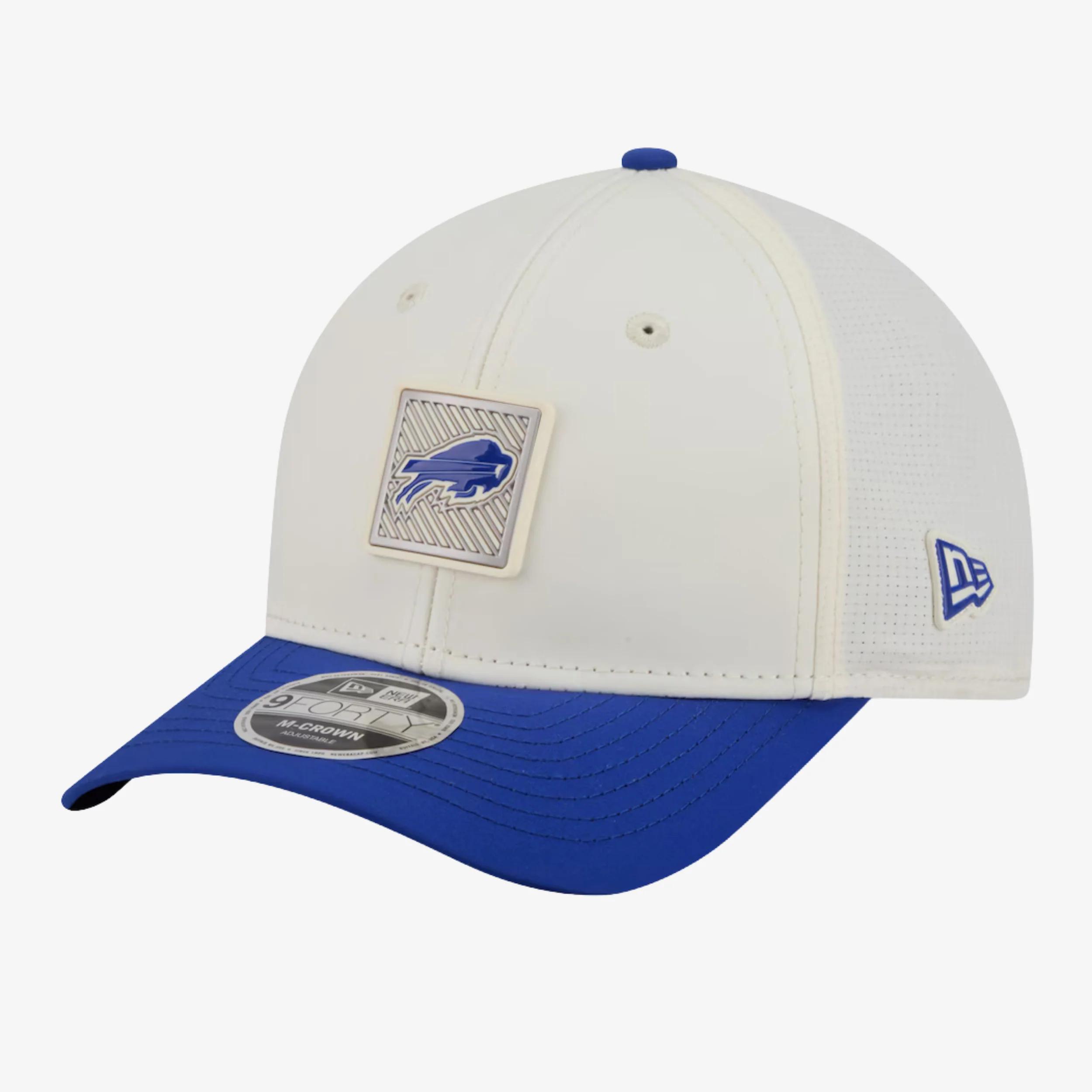New Era Bills 2026 Training Camp White with Blue Brim 9FORTY M-Crown Adjustable - Image 3