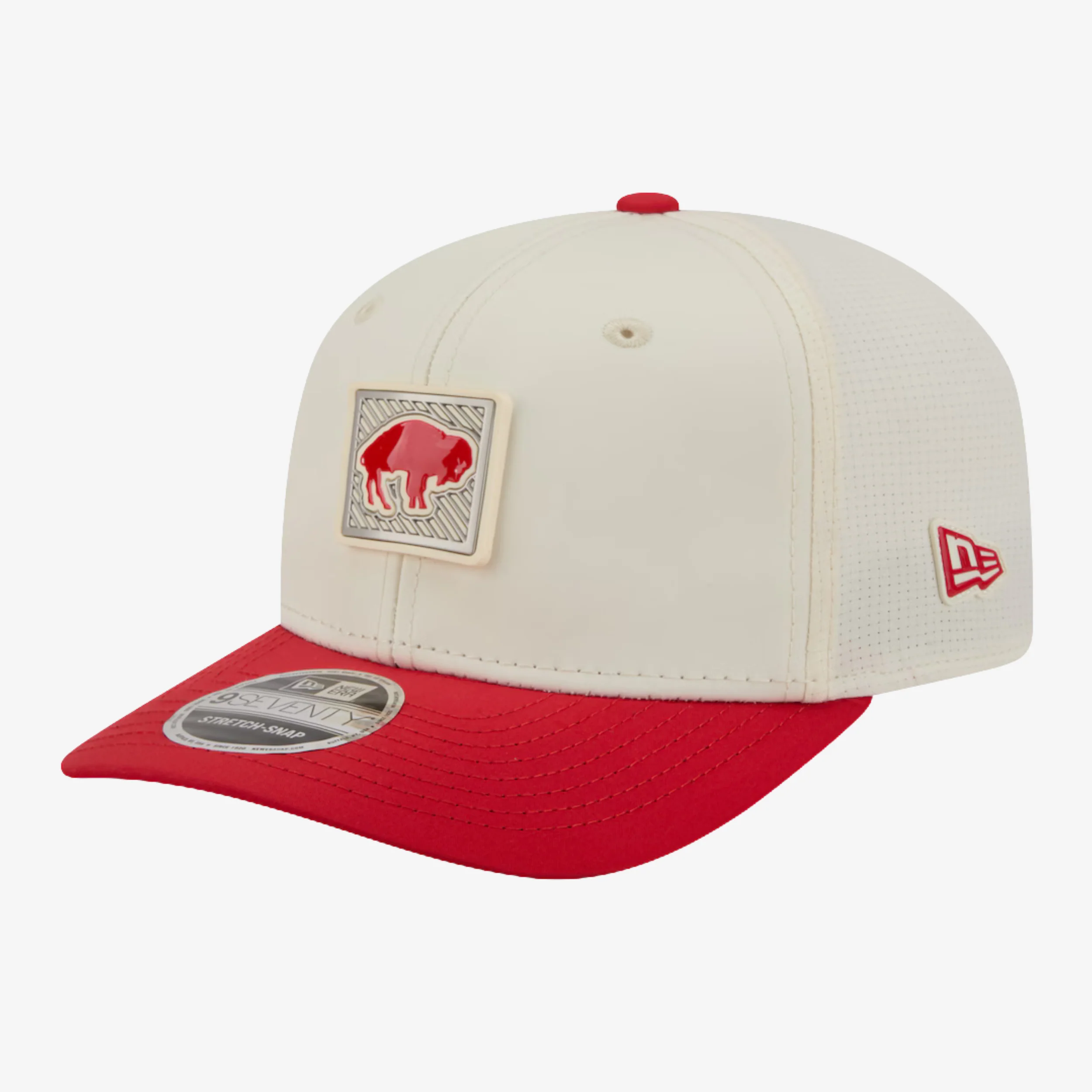New Era Bills 2026 Training Cream with Red Brim 9FIFTY Snapback Hat - Image 3