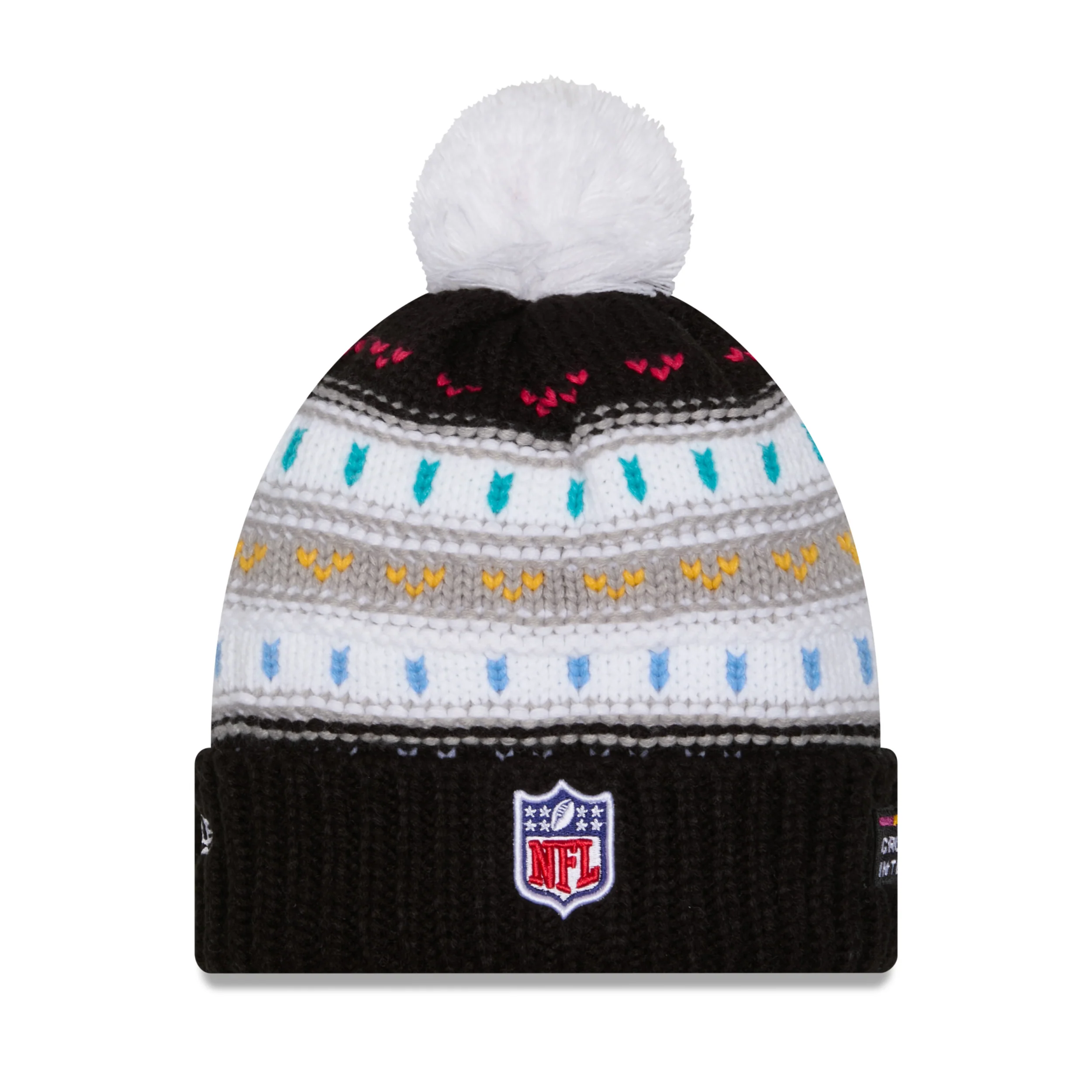 Women's New Era Buffalo Bills 2025 Crucial Catch Pom Knit - Image 3