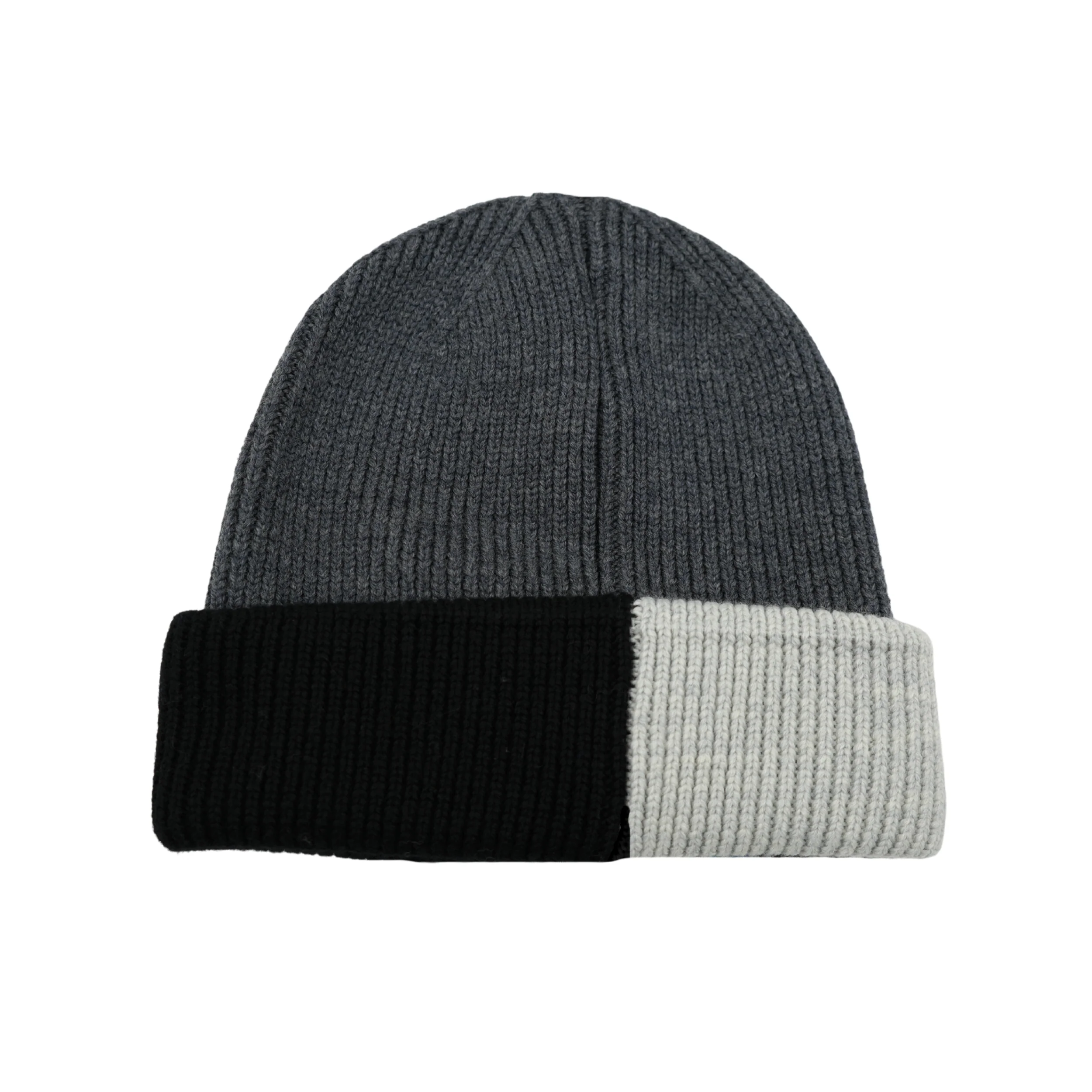 New Era Buffalo Bills Black & Gray Colorblocking Knit Beanie - Image 2