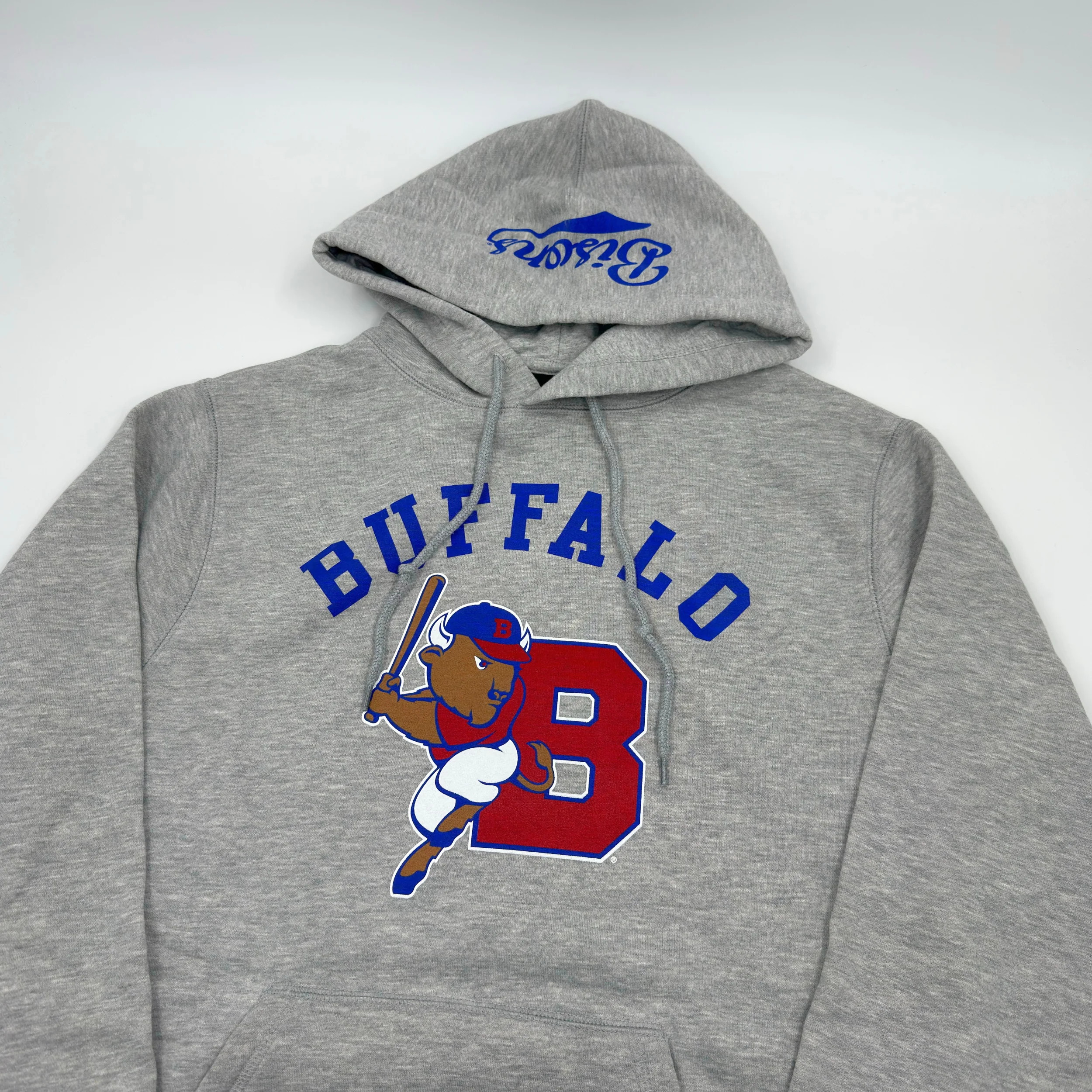 New Era Buffalo Bisons Gray Pullover Hoodie - Image 2