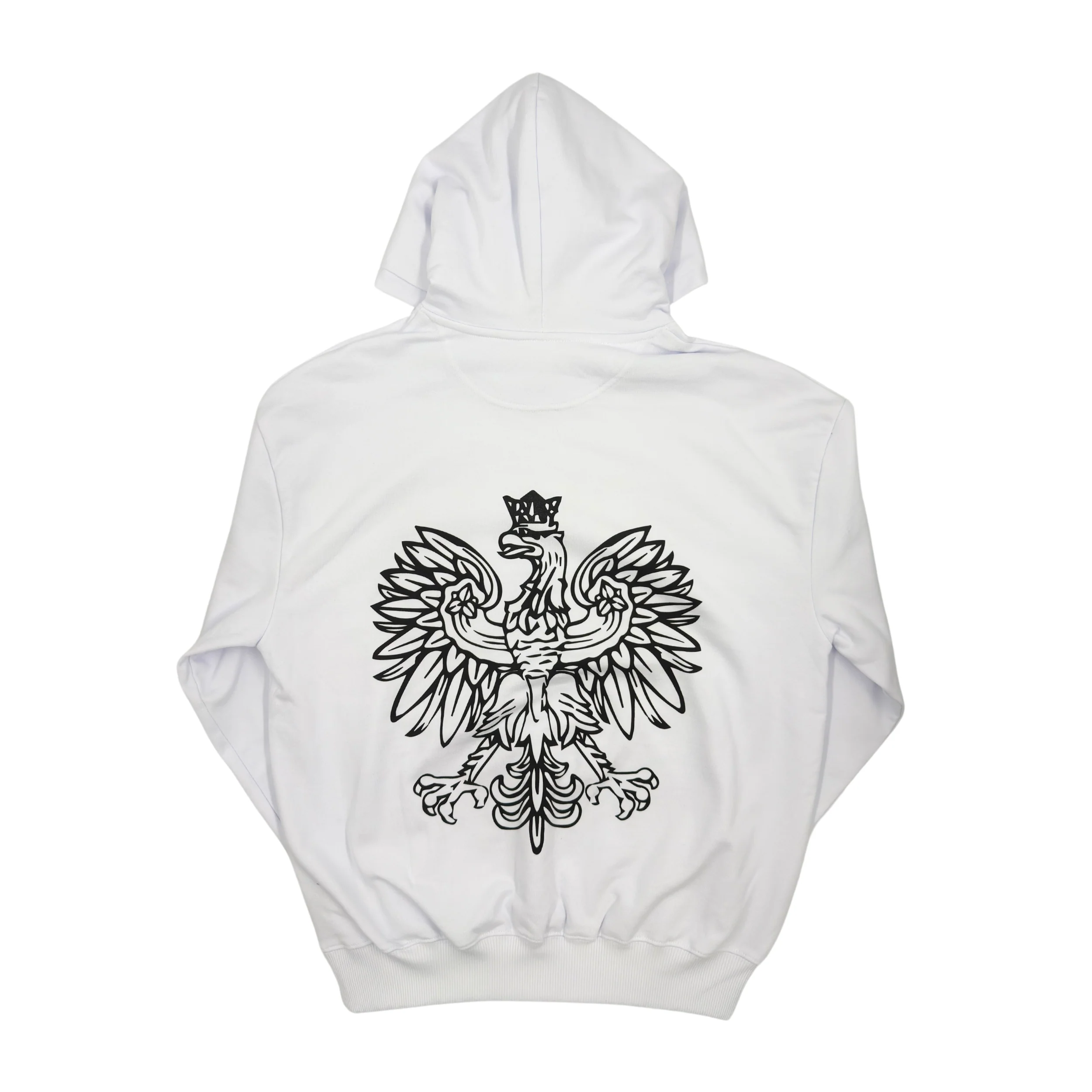 Polska BFLO NY White Oversized Hoodie - Image 4