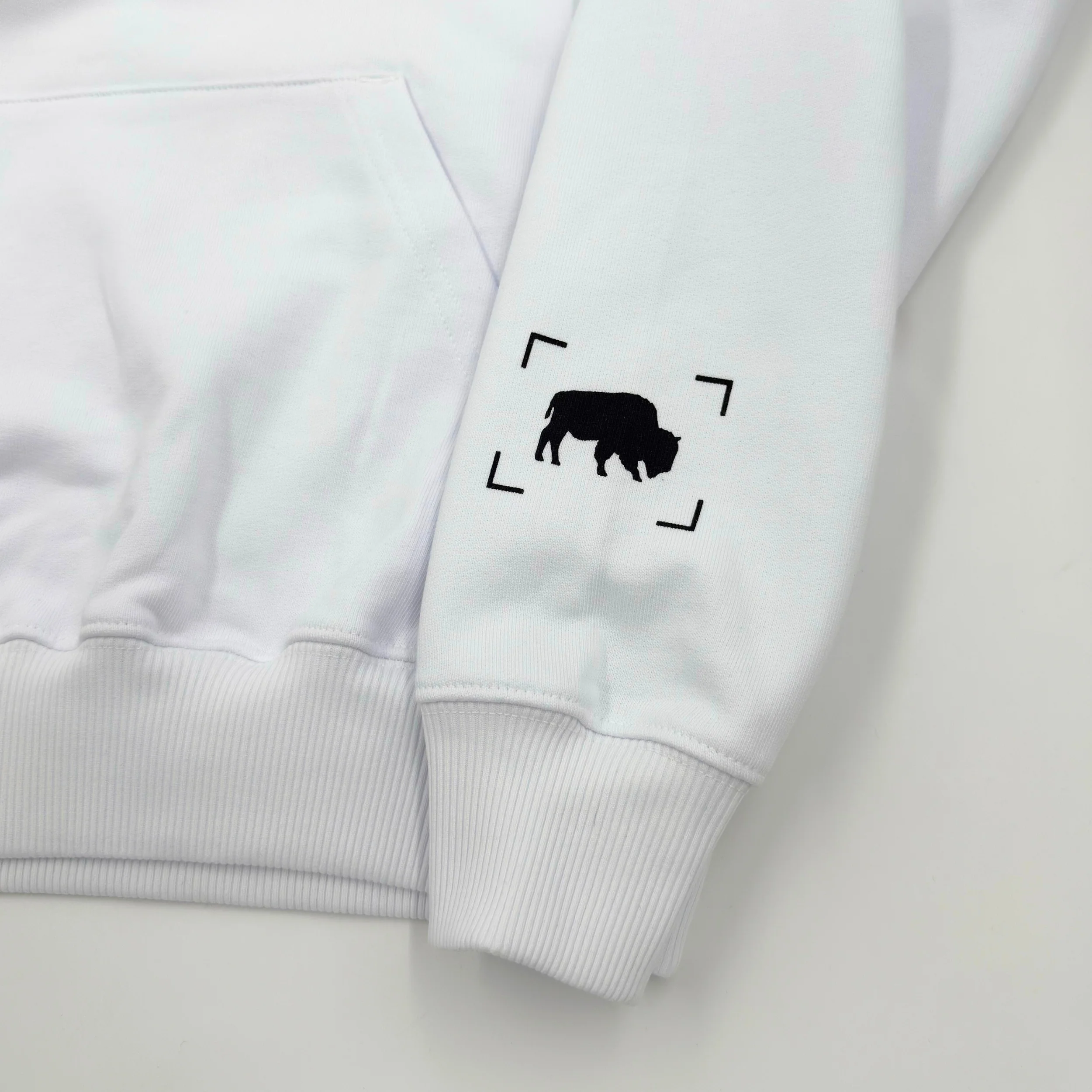 Polska BFLO NY White Oversized Hoodie - Image 7