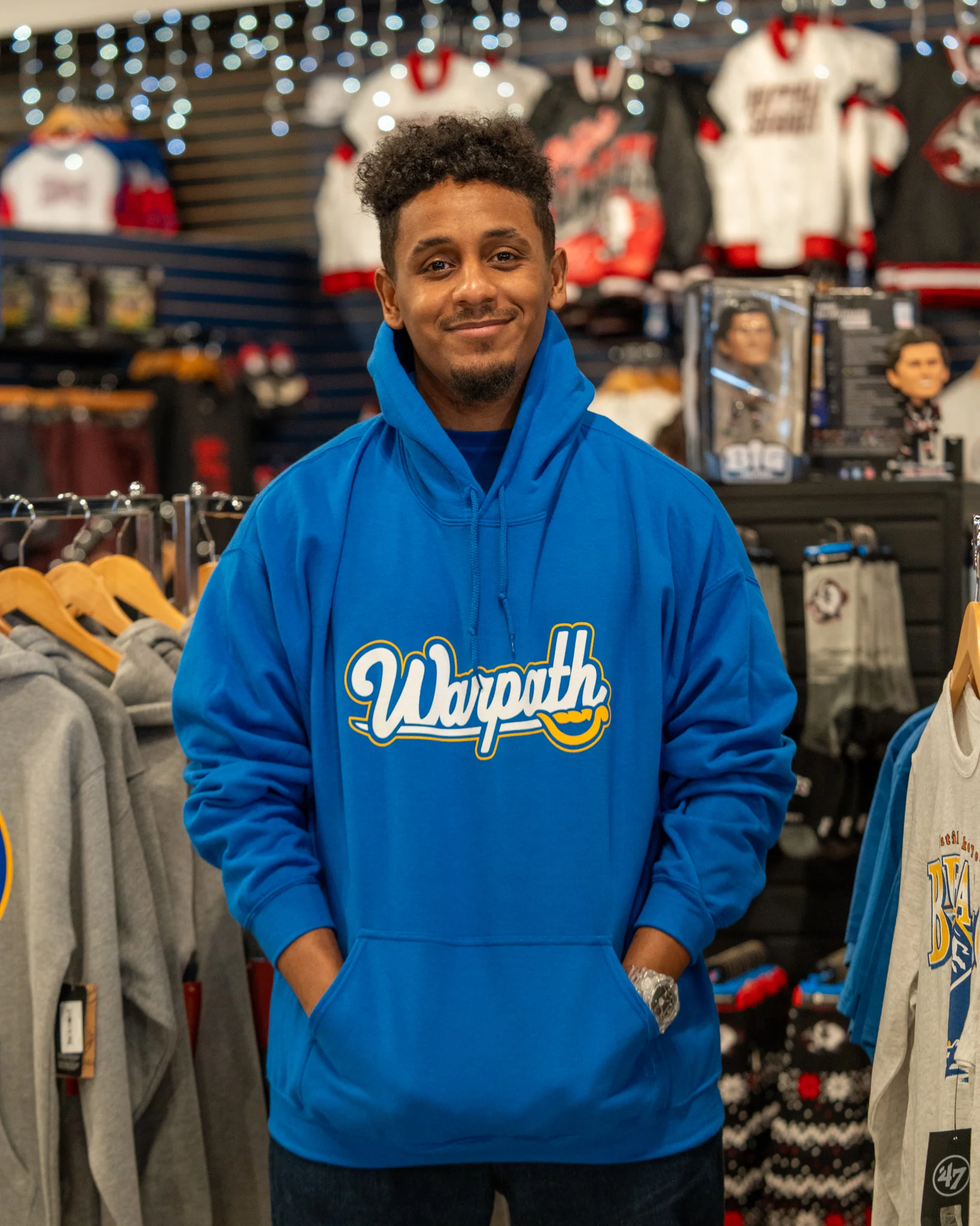 Buffalo Hockey Warpath Royal Hoodie - Image 2