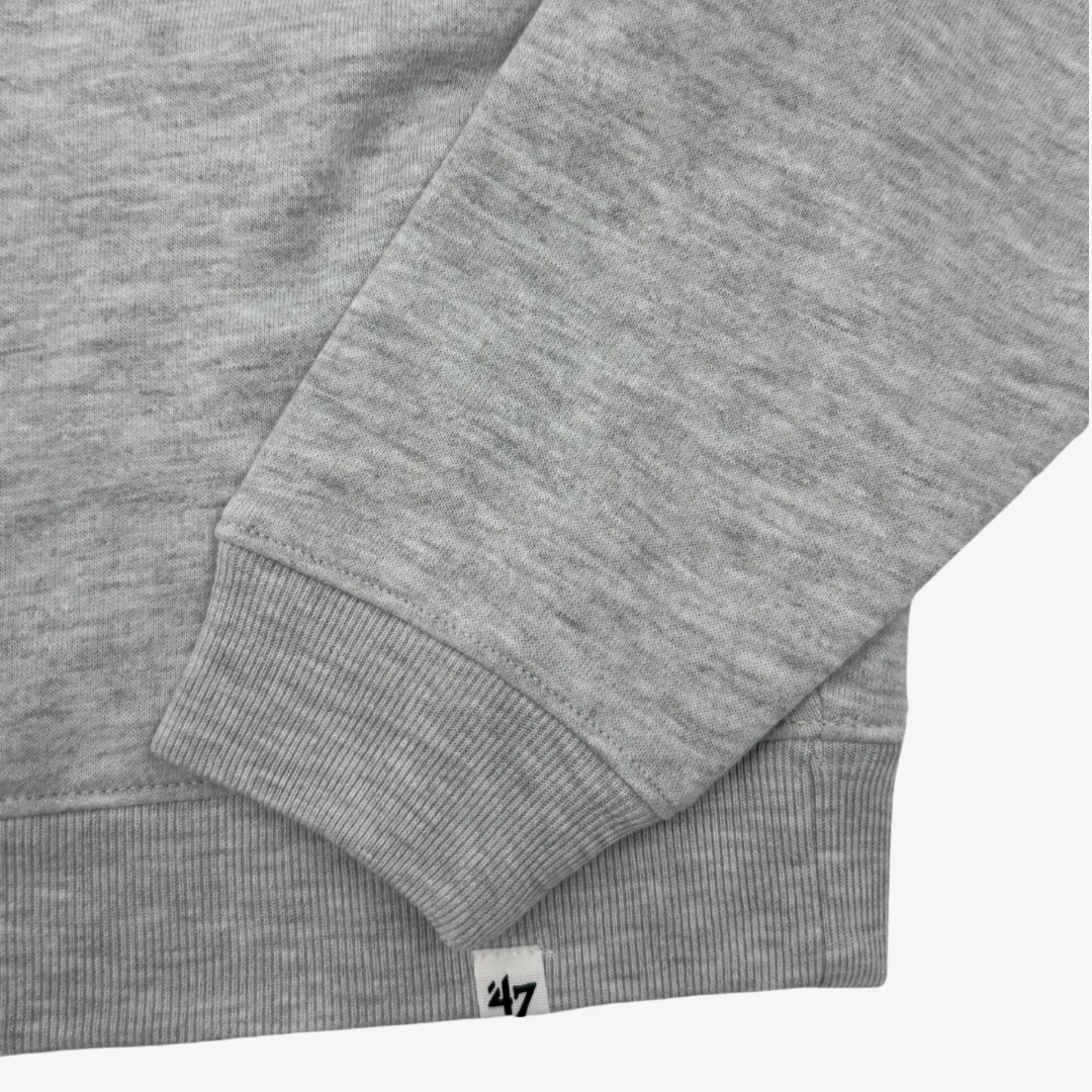 Sabres Heather Grey Goathead Red & Black Mockneck Sweater - Image 5