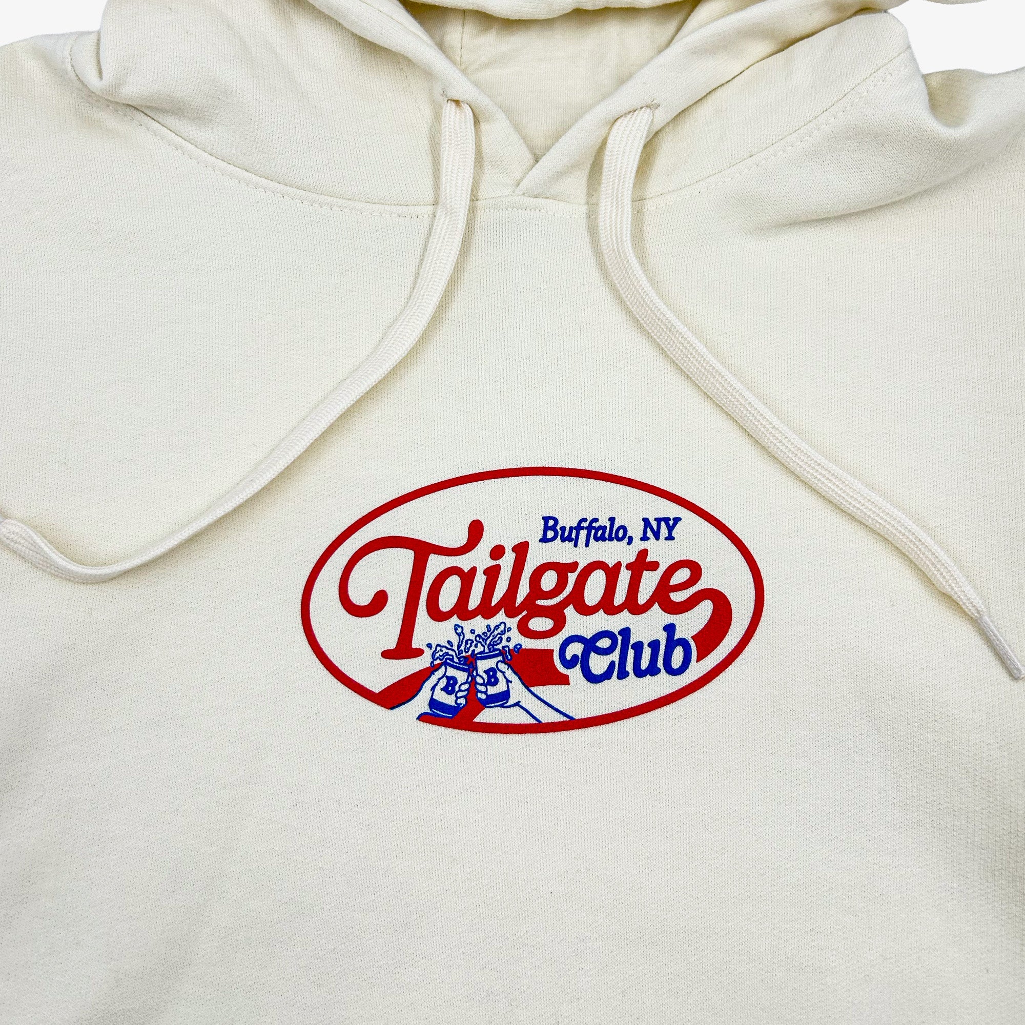 Tailgate Club "It's Always a Good Idea!" Cream Hoodie - Image 3