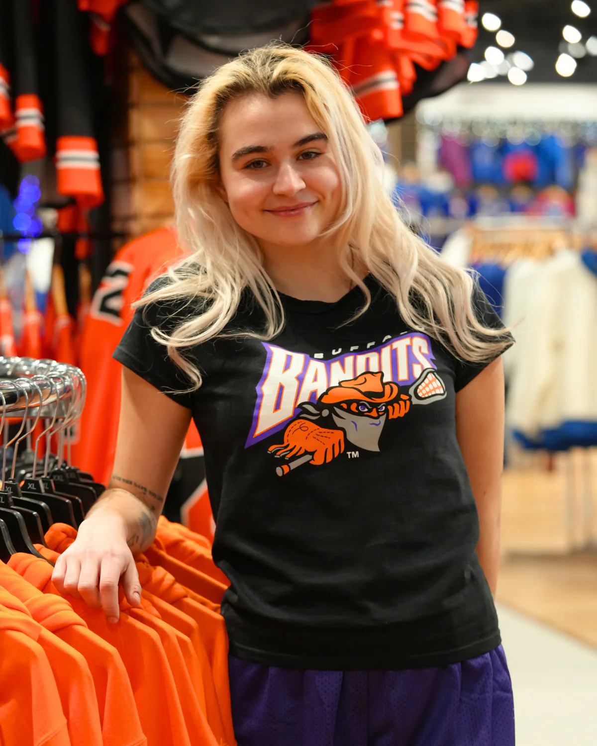 Women's Buffalo Bandits Black T-Shirt - Image 2