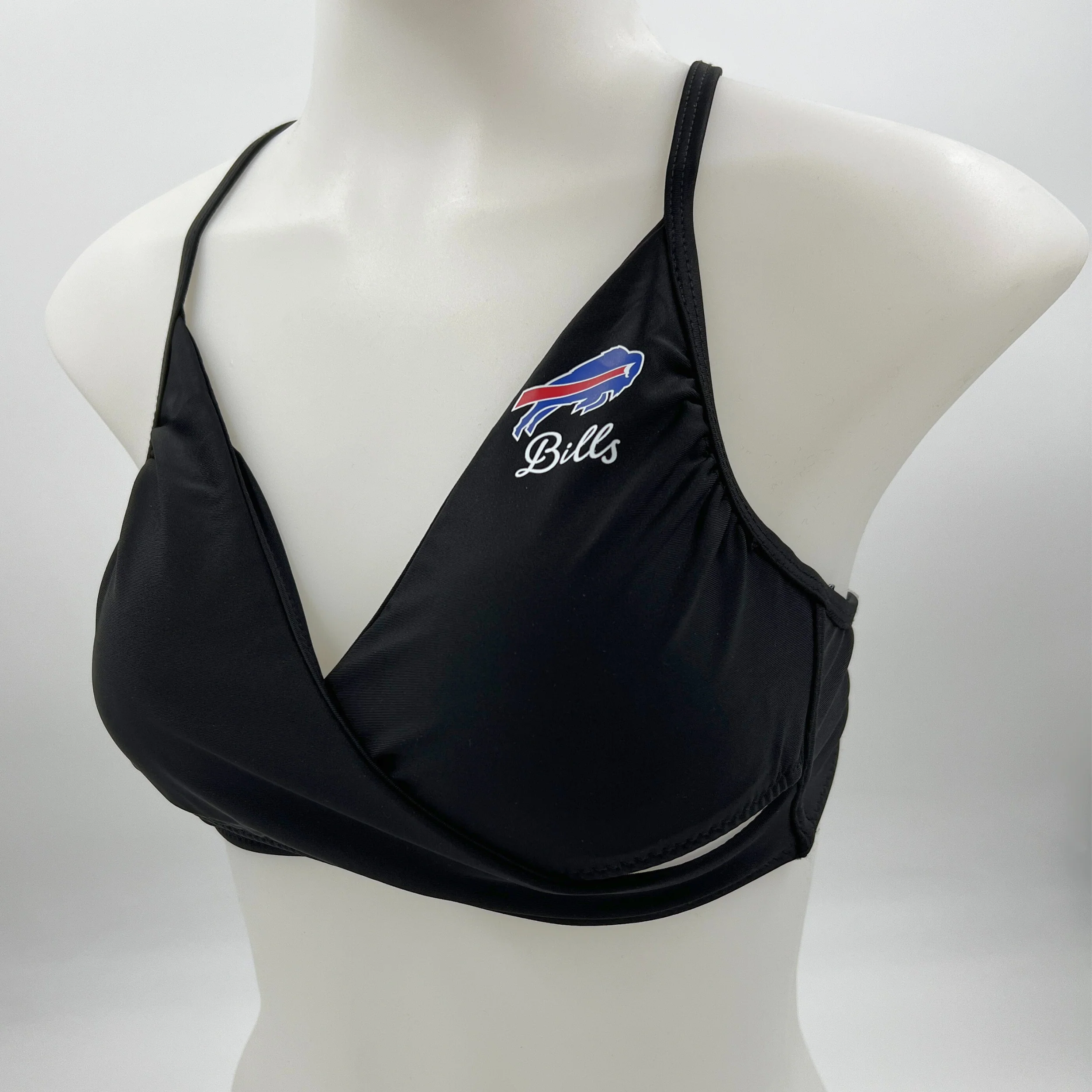 Women's Buffalo Bills 4Her Black Bikini Top