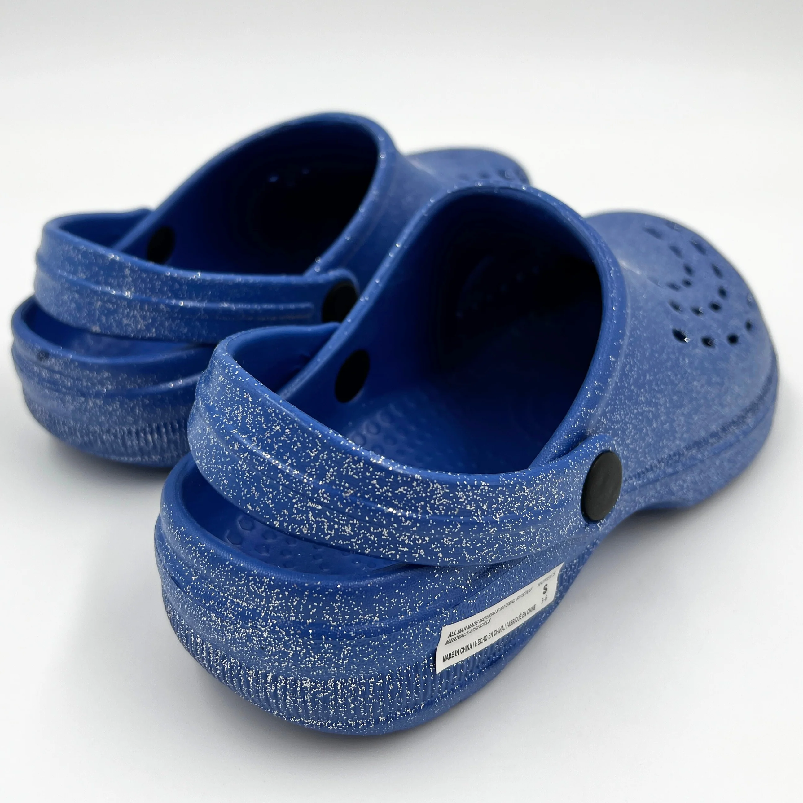 Final Sale - Women's Buffalo Bills Royal Blue With Glitter Clogs - Image 4