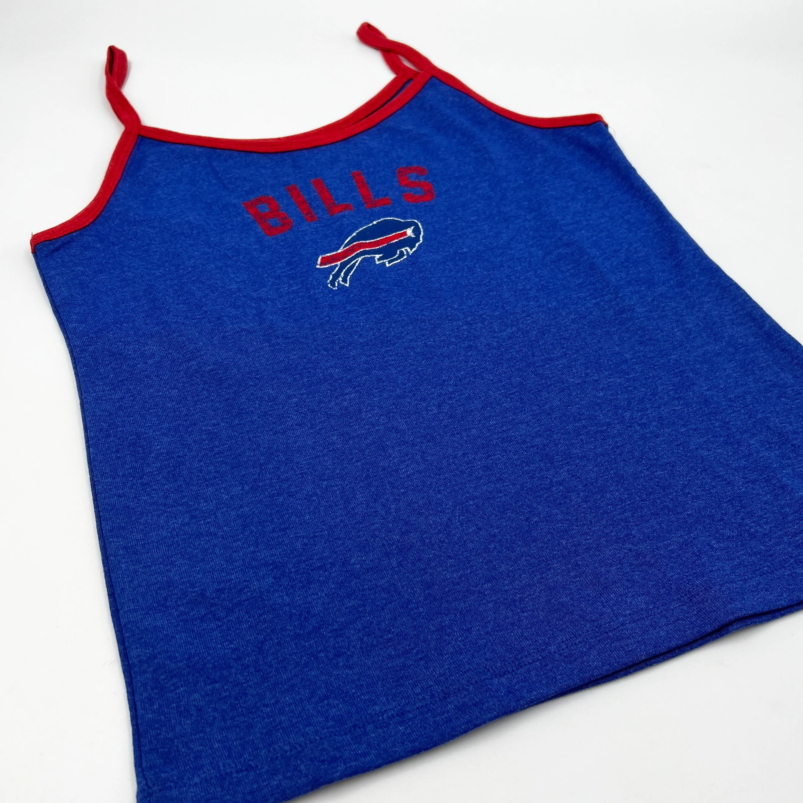 Women's New Era Bills Heather Blue Tank Top - Image 5