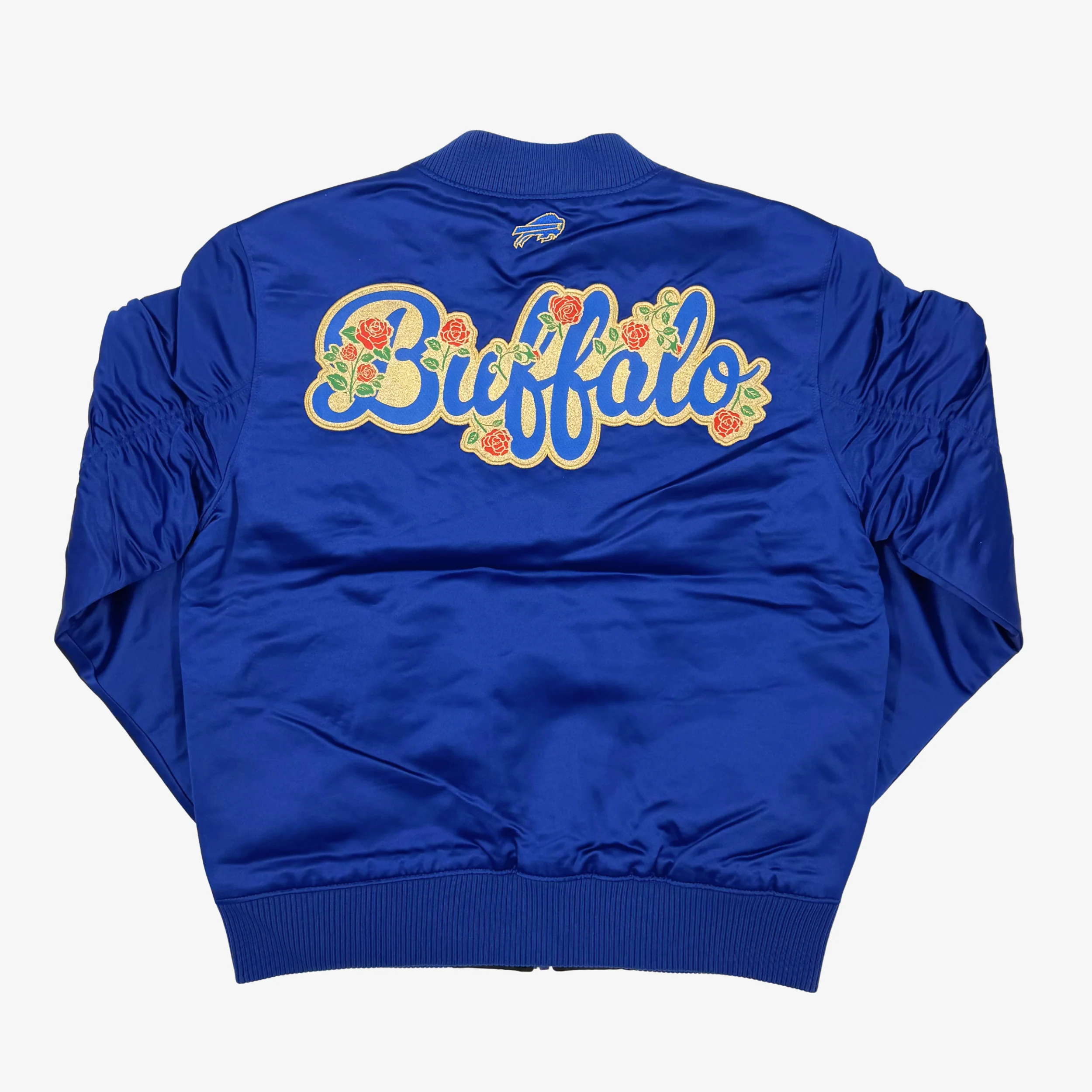 Women's New Era Buffalo Bills Floral Logo Royal Jacket - Image 8